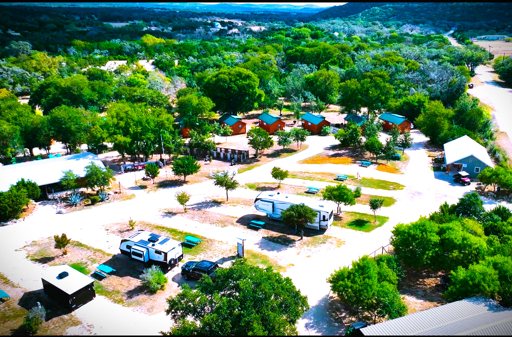 Arieal view of property