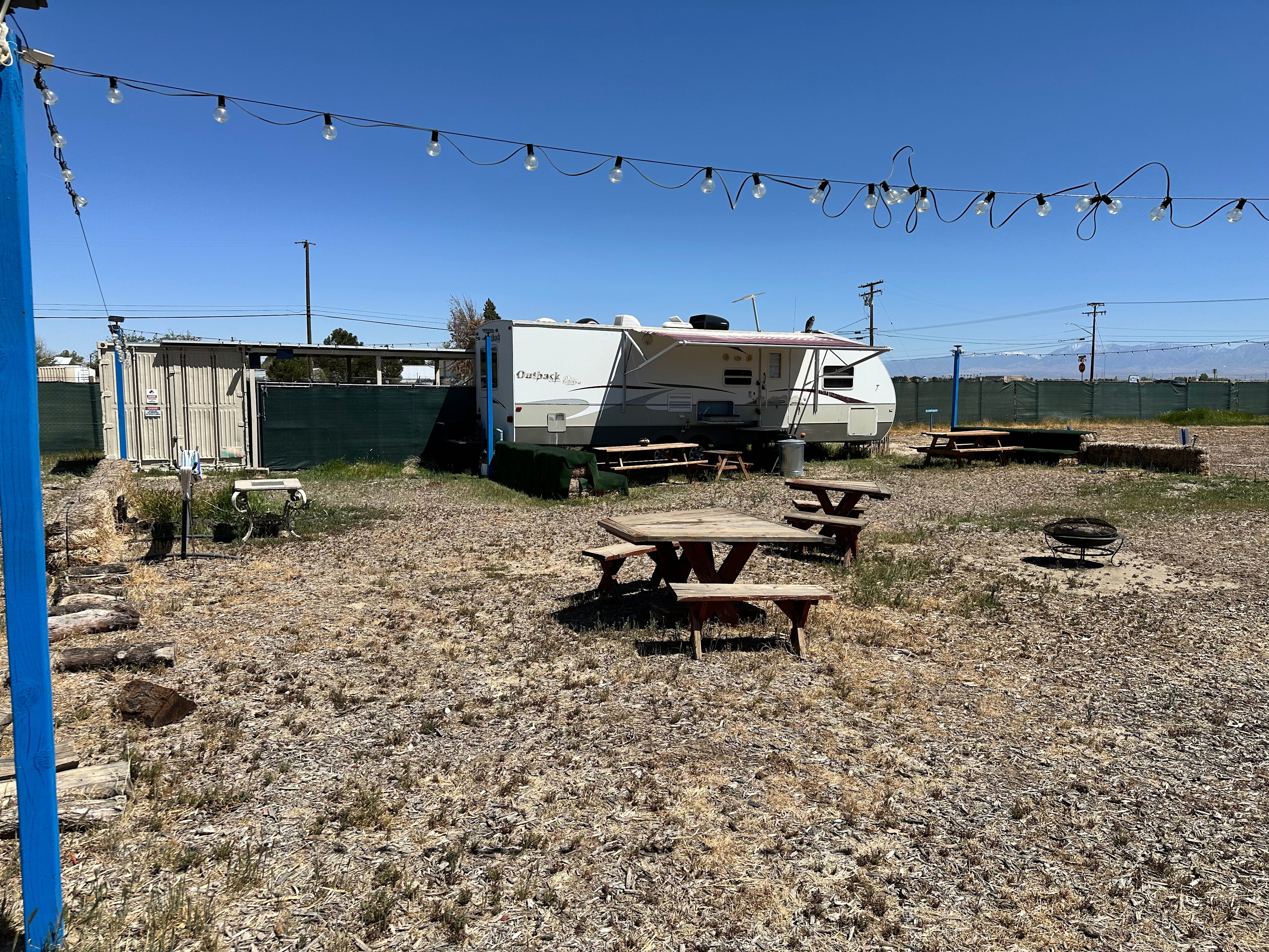 RV at new mini goat ranch