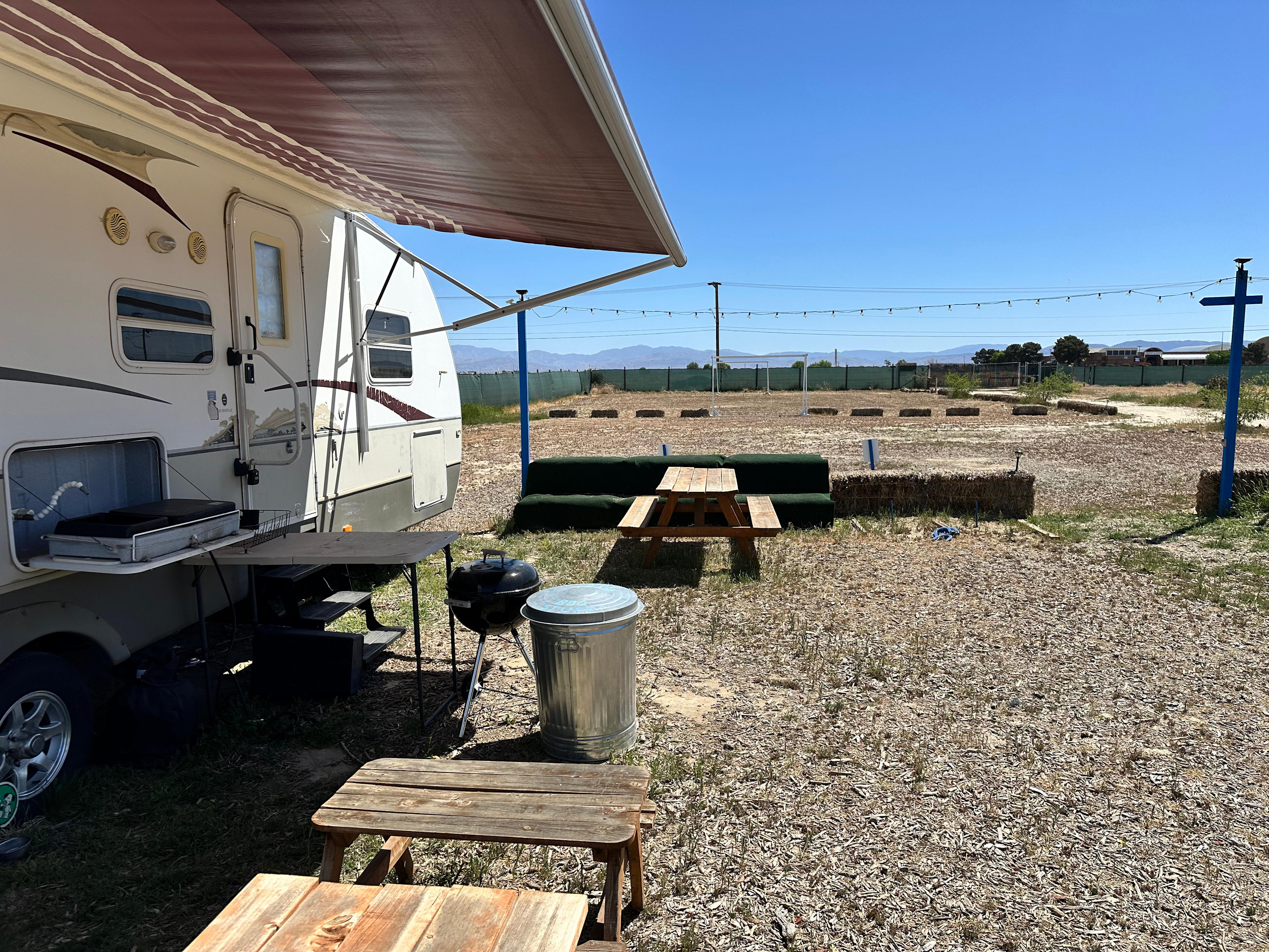 RV at new mini goat ranch