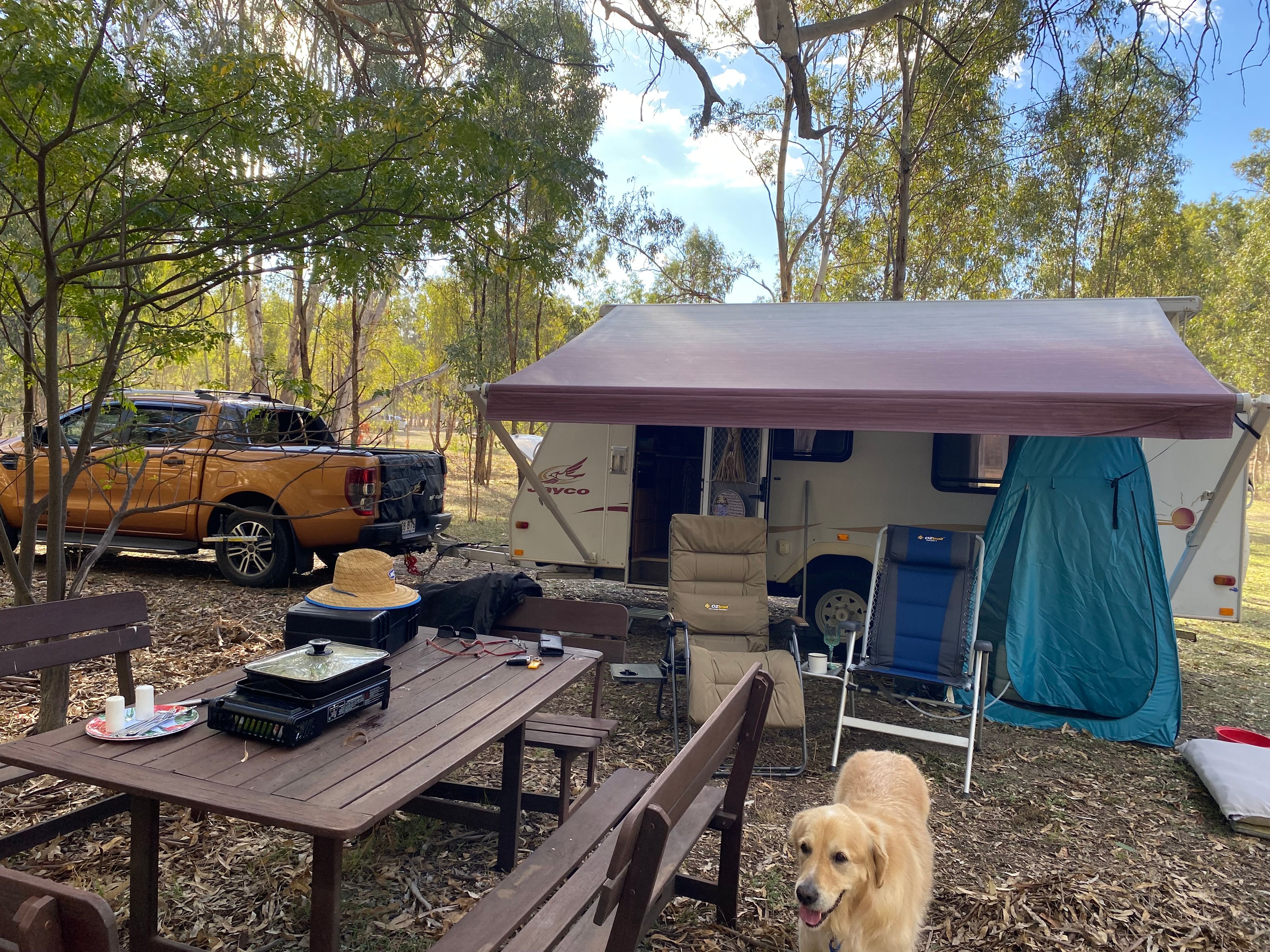 Loved the BBQ tables n chairs provided by Debbie
