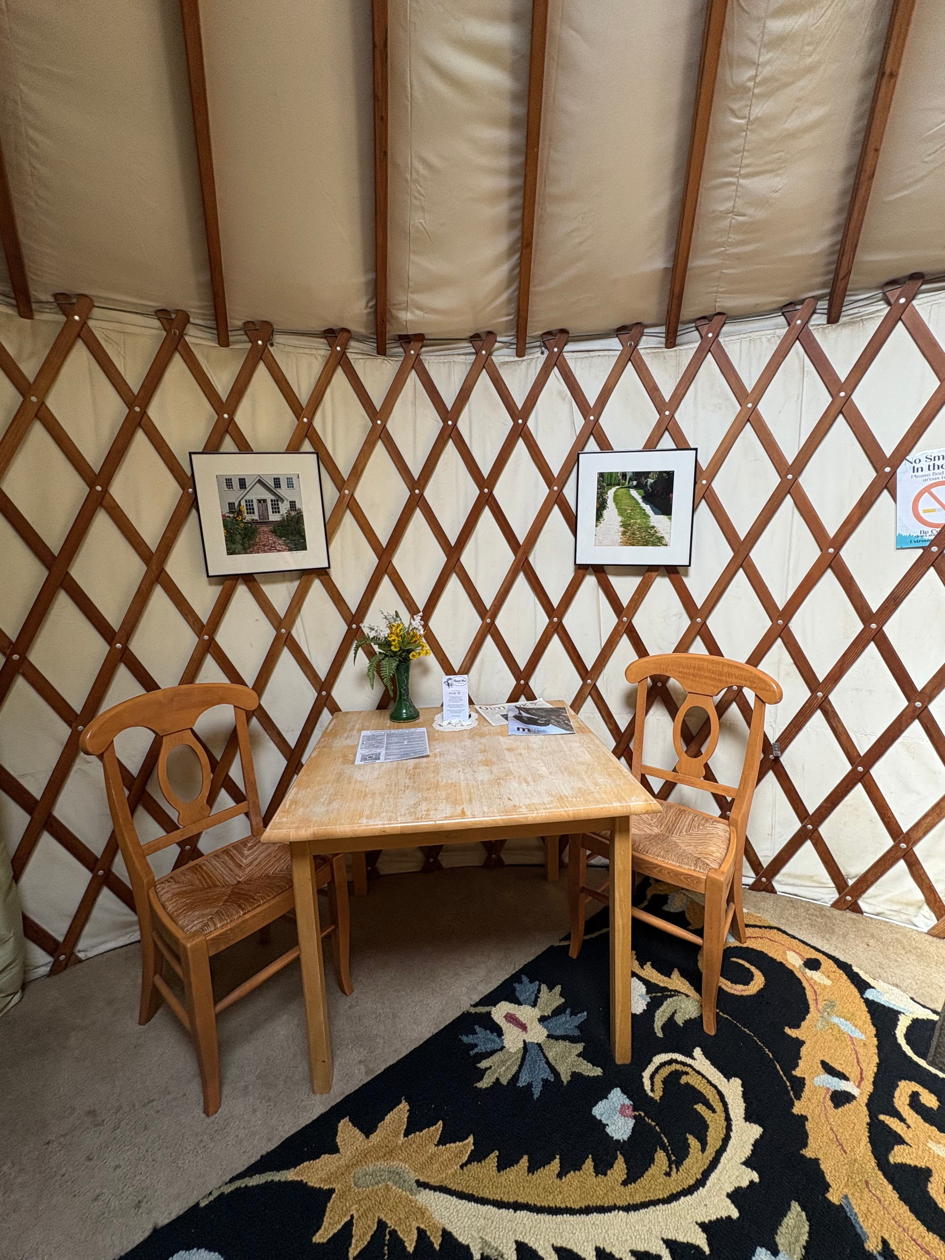 Yurt 9 Interior