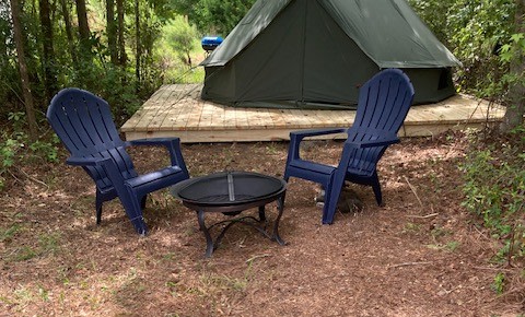 Glamp under the stars on a farm!