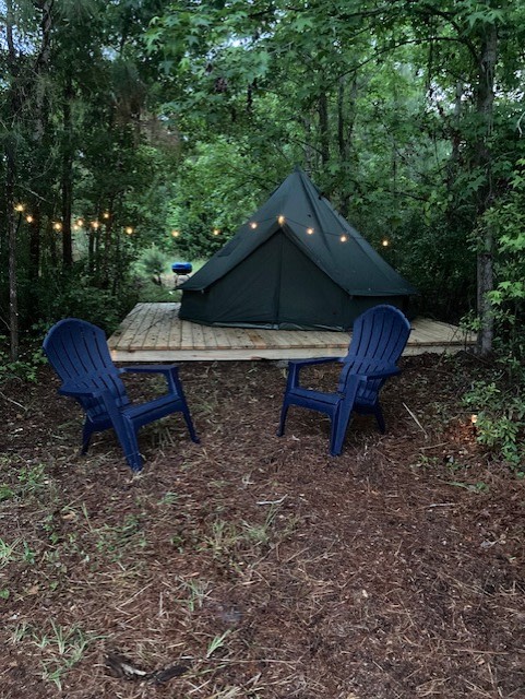 Glamp under the stars on a farm!