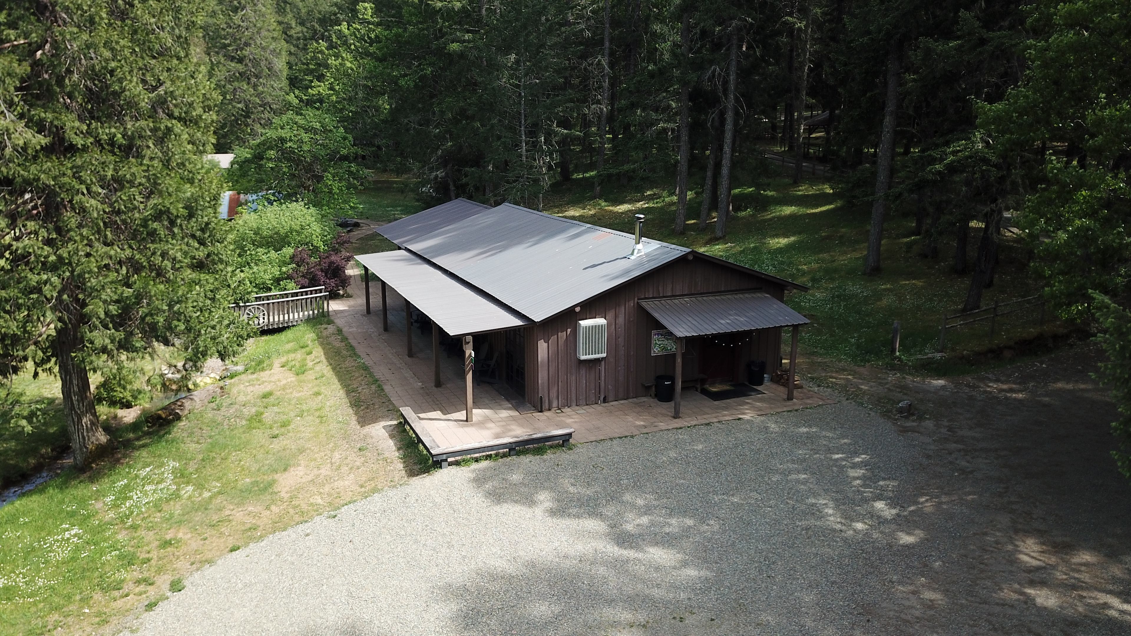 Aerial view of the Cosmic Cafe
