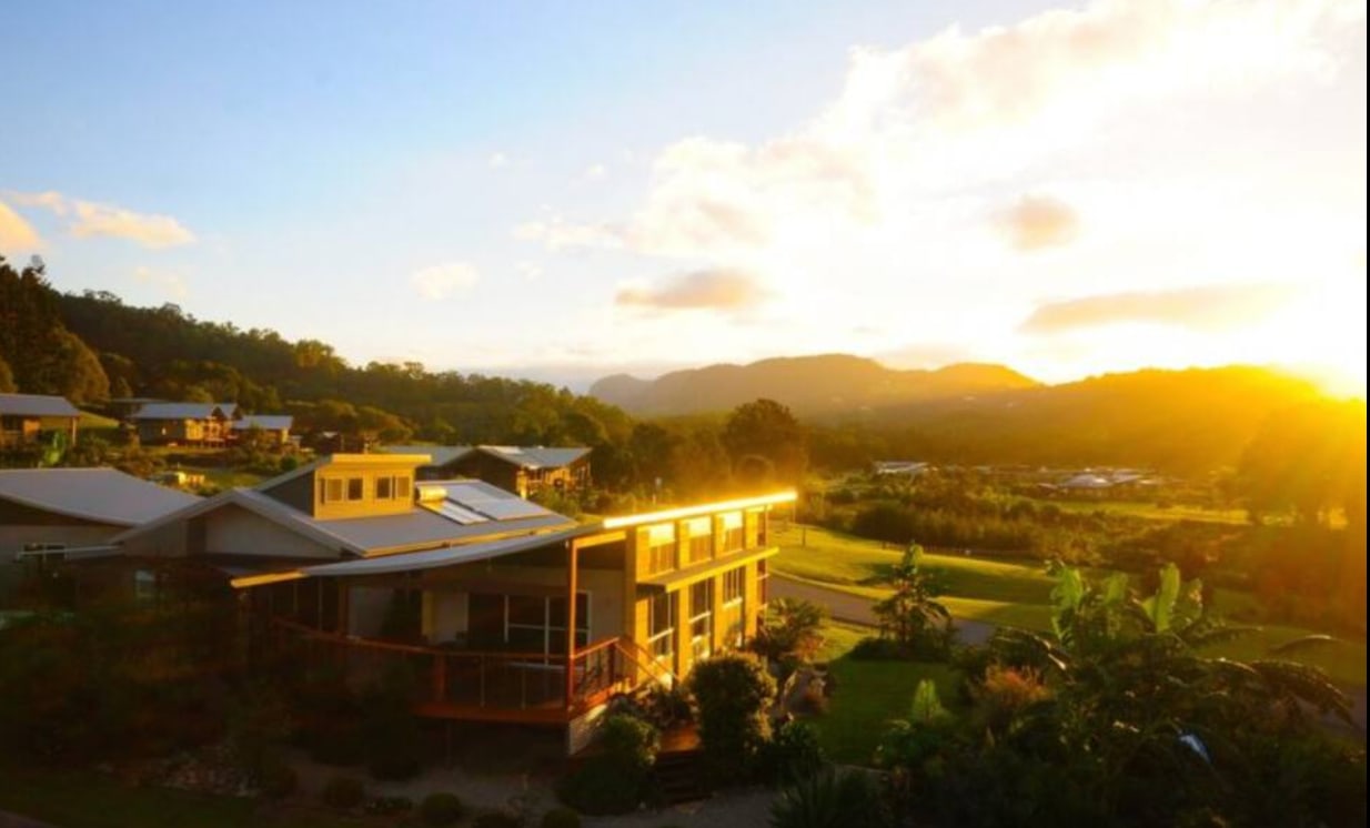 Eco Village beach and forest