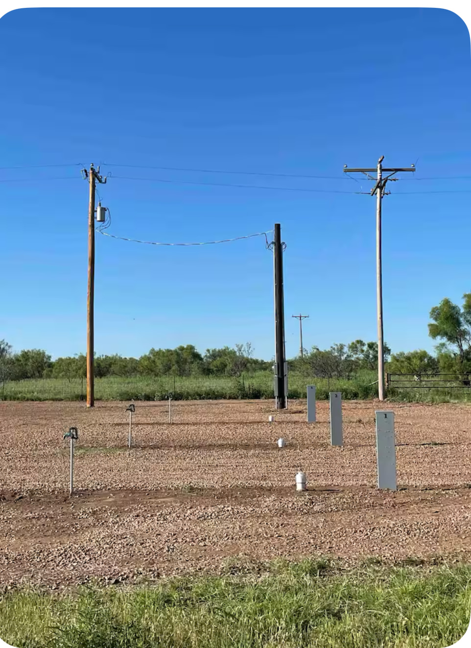 Sites 1-3 full 50/30/20 amp 