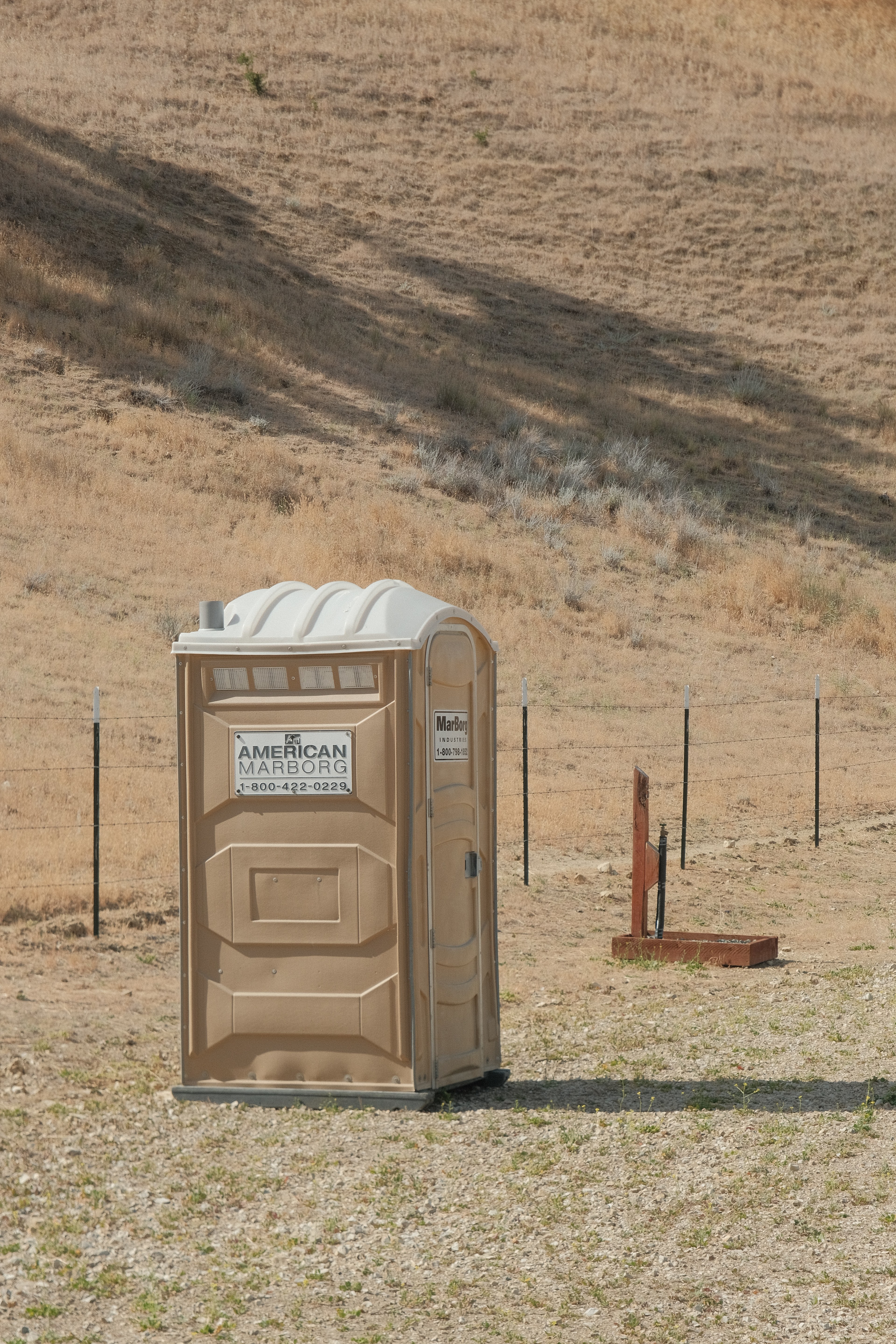 Bathroom was close by (but far enough away) and clean! 
