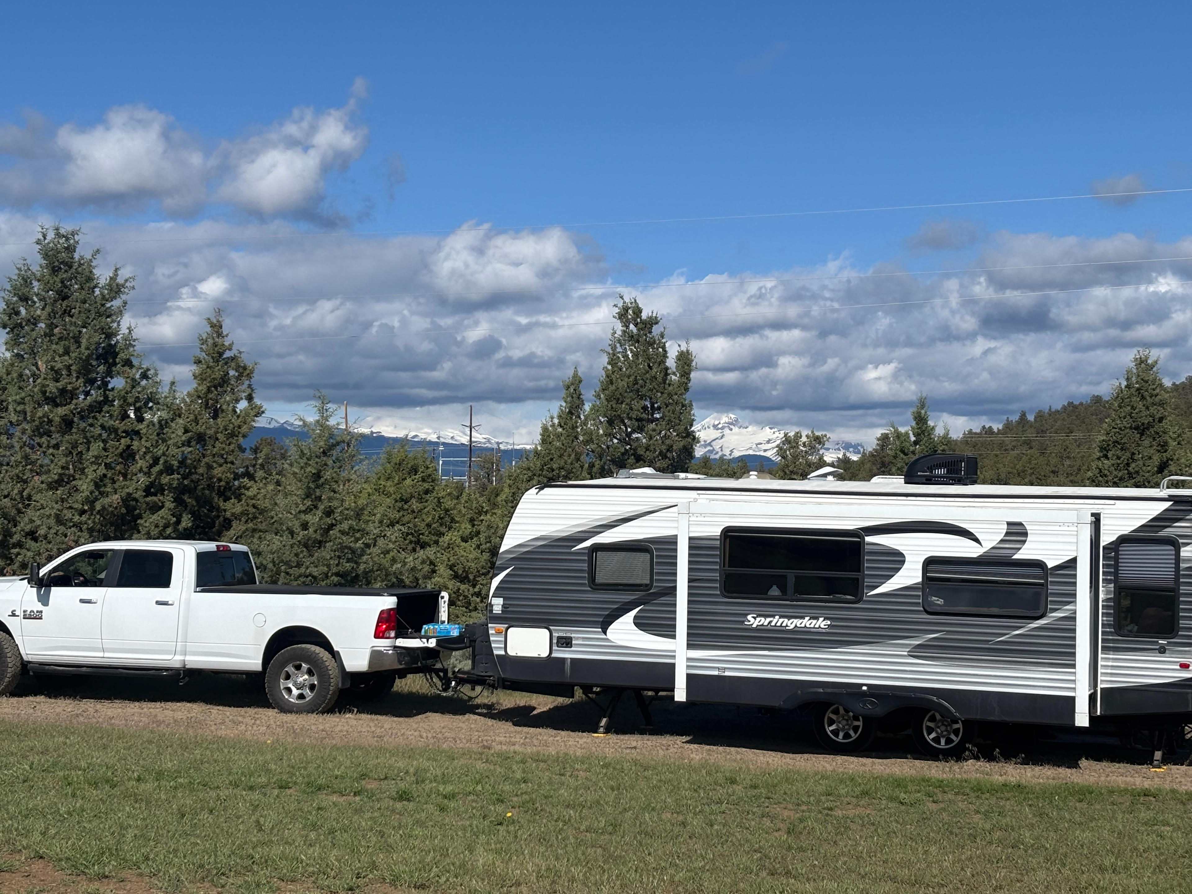 28’ trailer fit fine 
