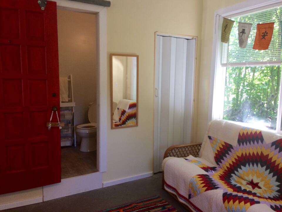 Step into bathroom pictured. 