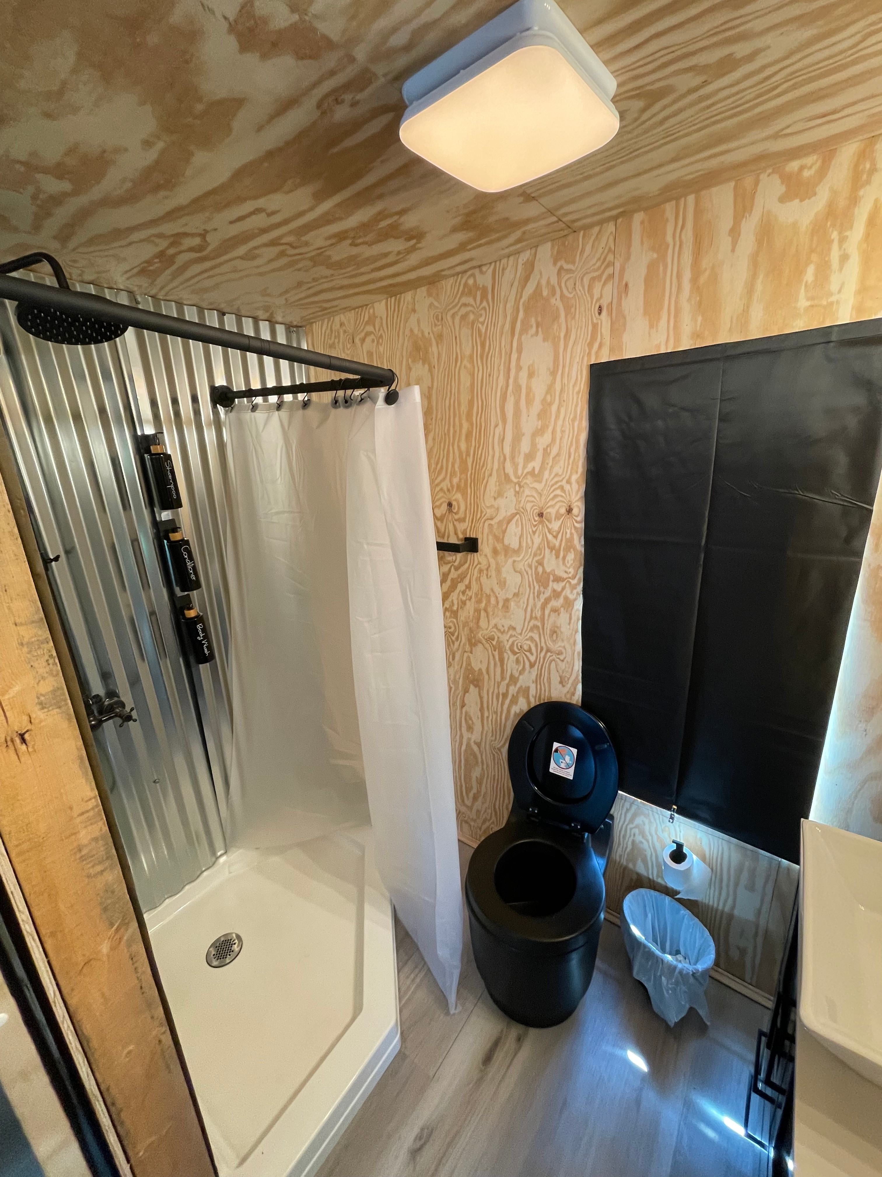 Tiny off grid A frame in the woods