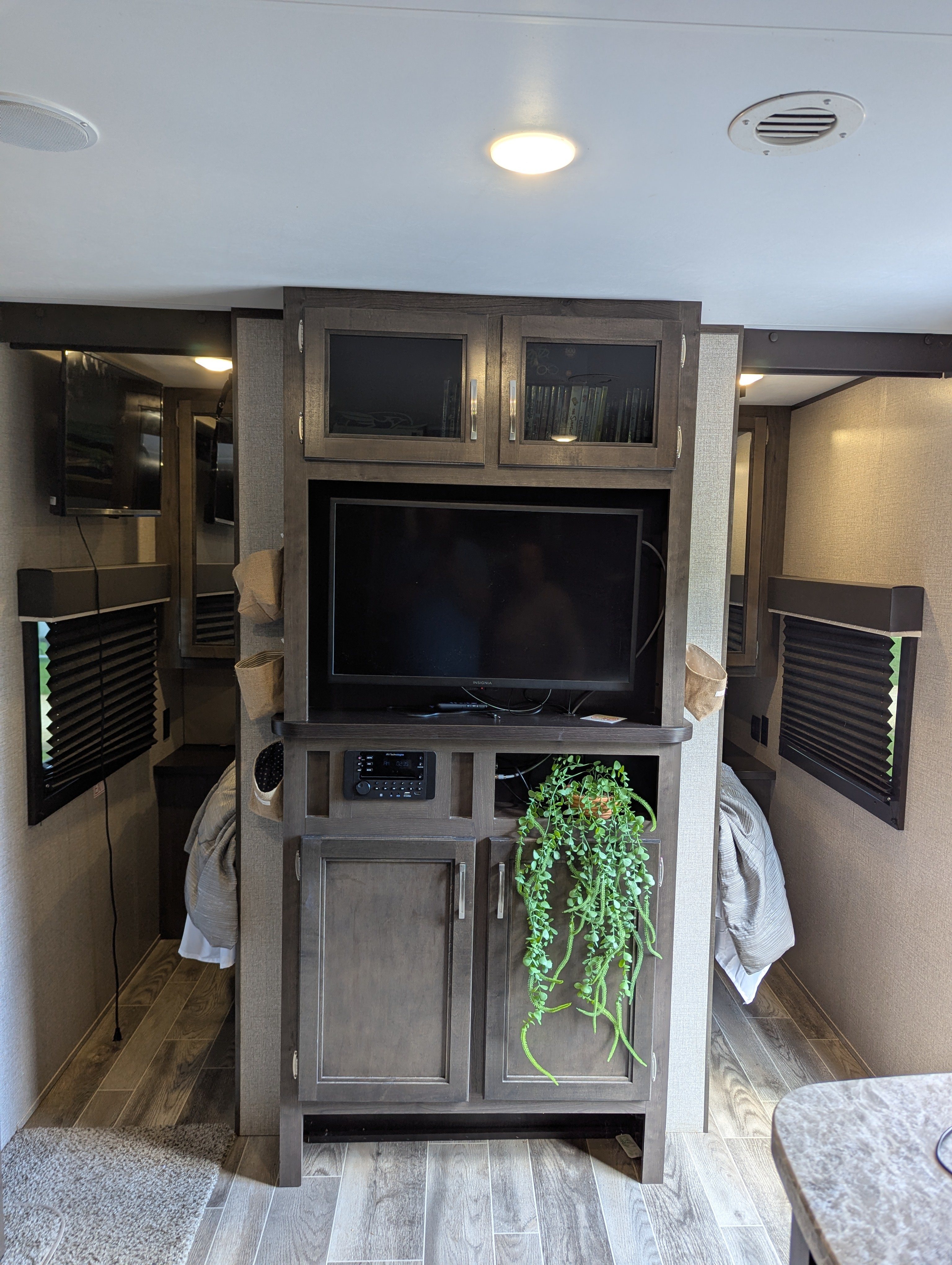 Camper At Emrick Lake Campground.