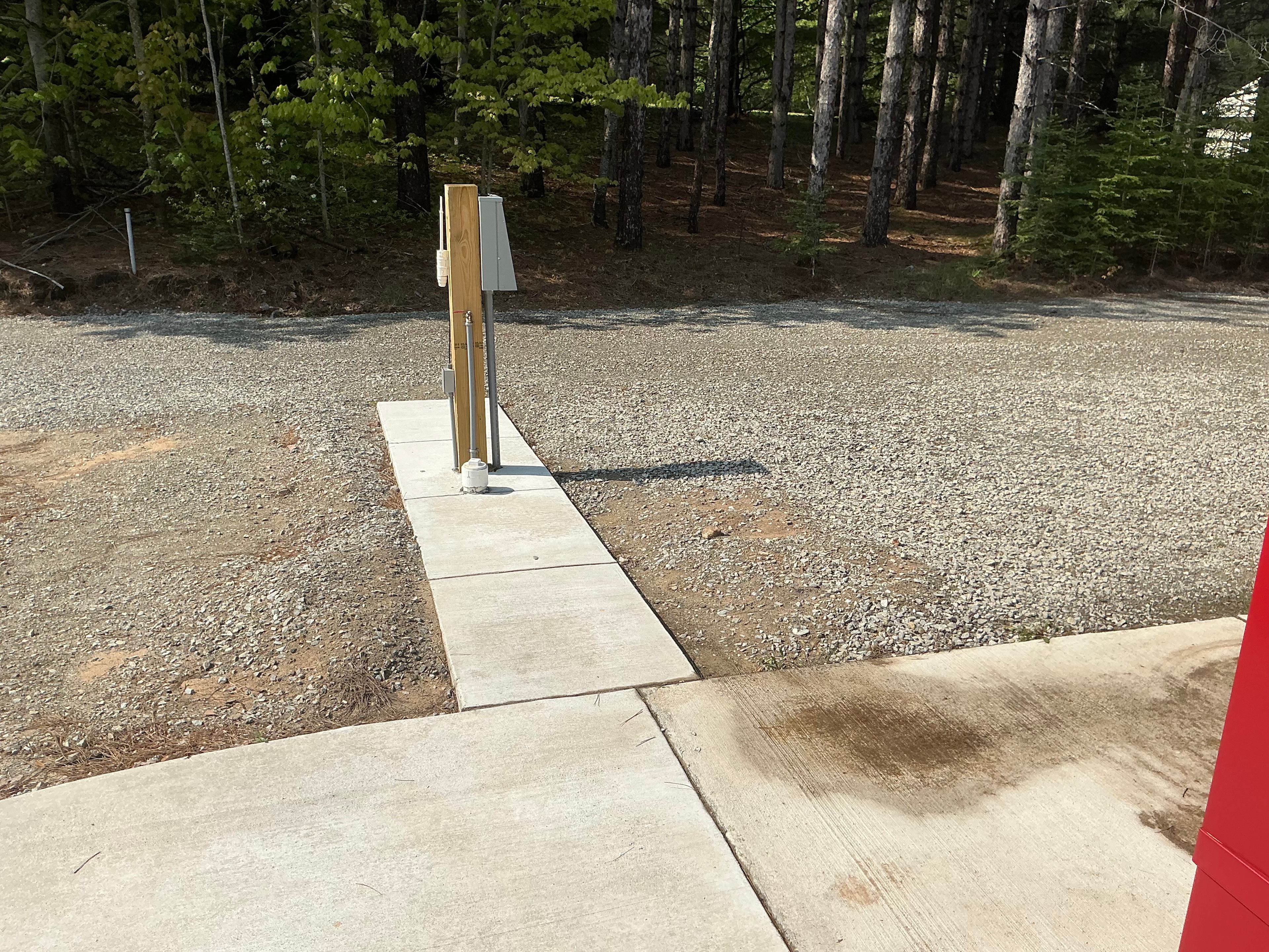 Full RV Hookup by Lake Superior