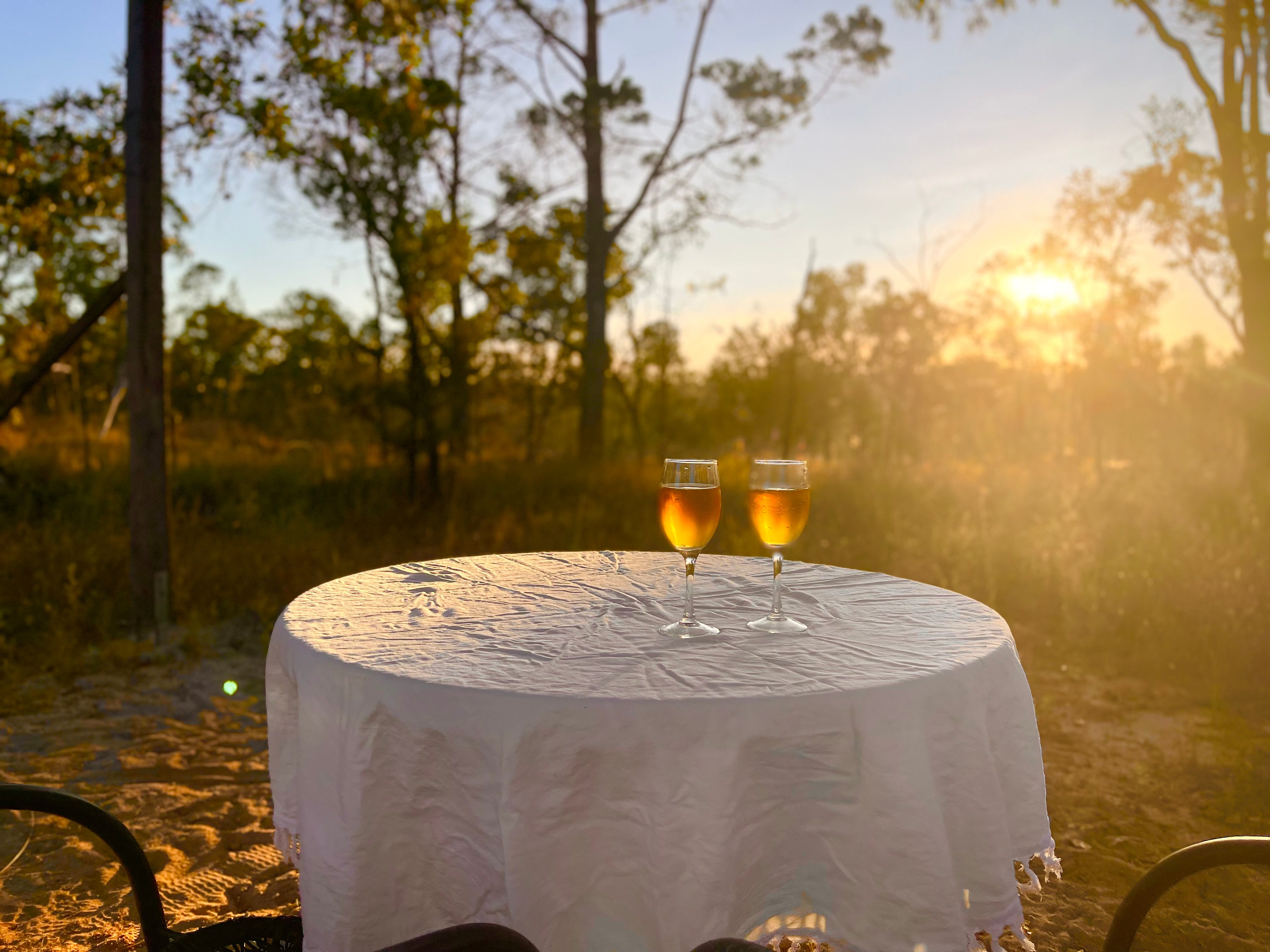 Golden hour views at Baroomby Camp...