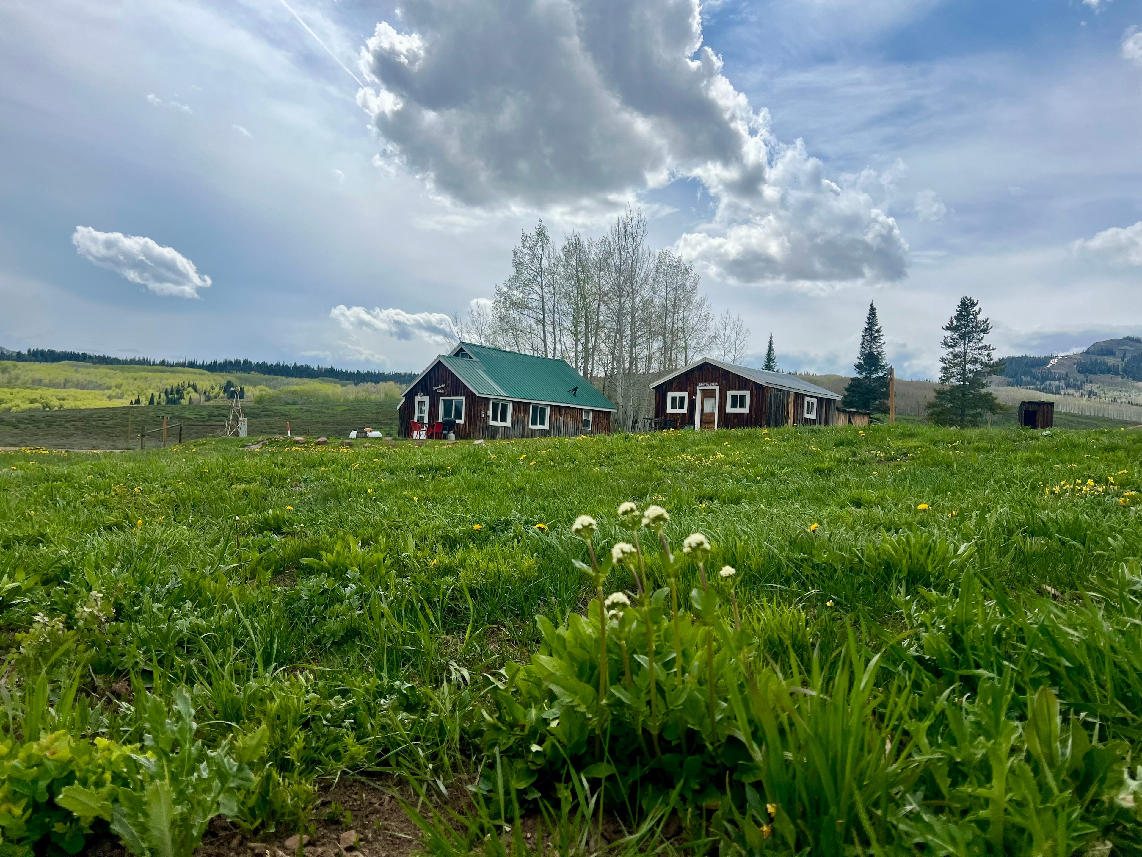 Rabbit Ears Basecamp is conveniently set at the base of Rabbit Ears Pass. Our cabins have been restored from a 1920s sawmill. 