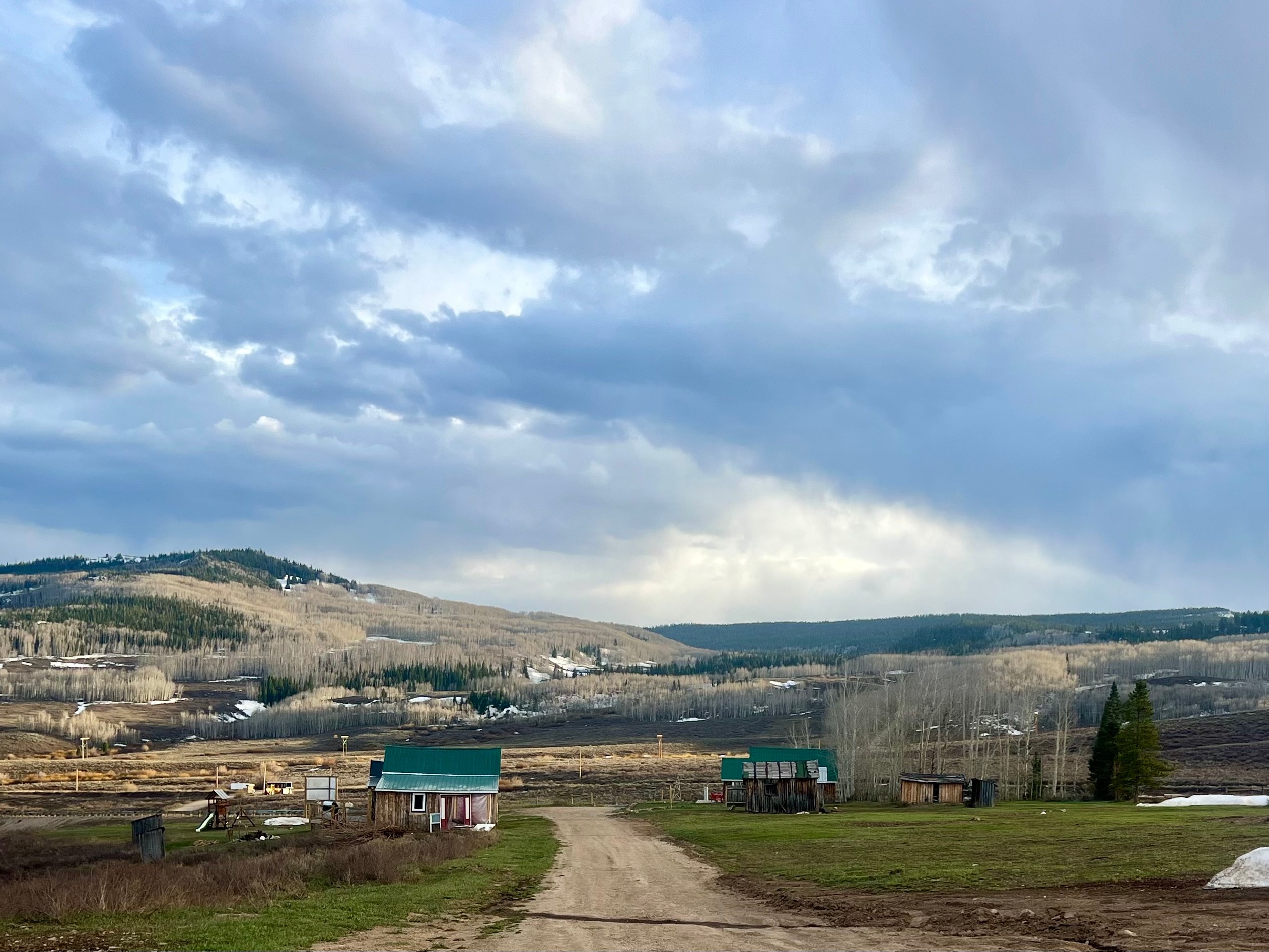 Our 21 acres offer year-round views of the big sky and aspen-covered hills.