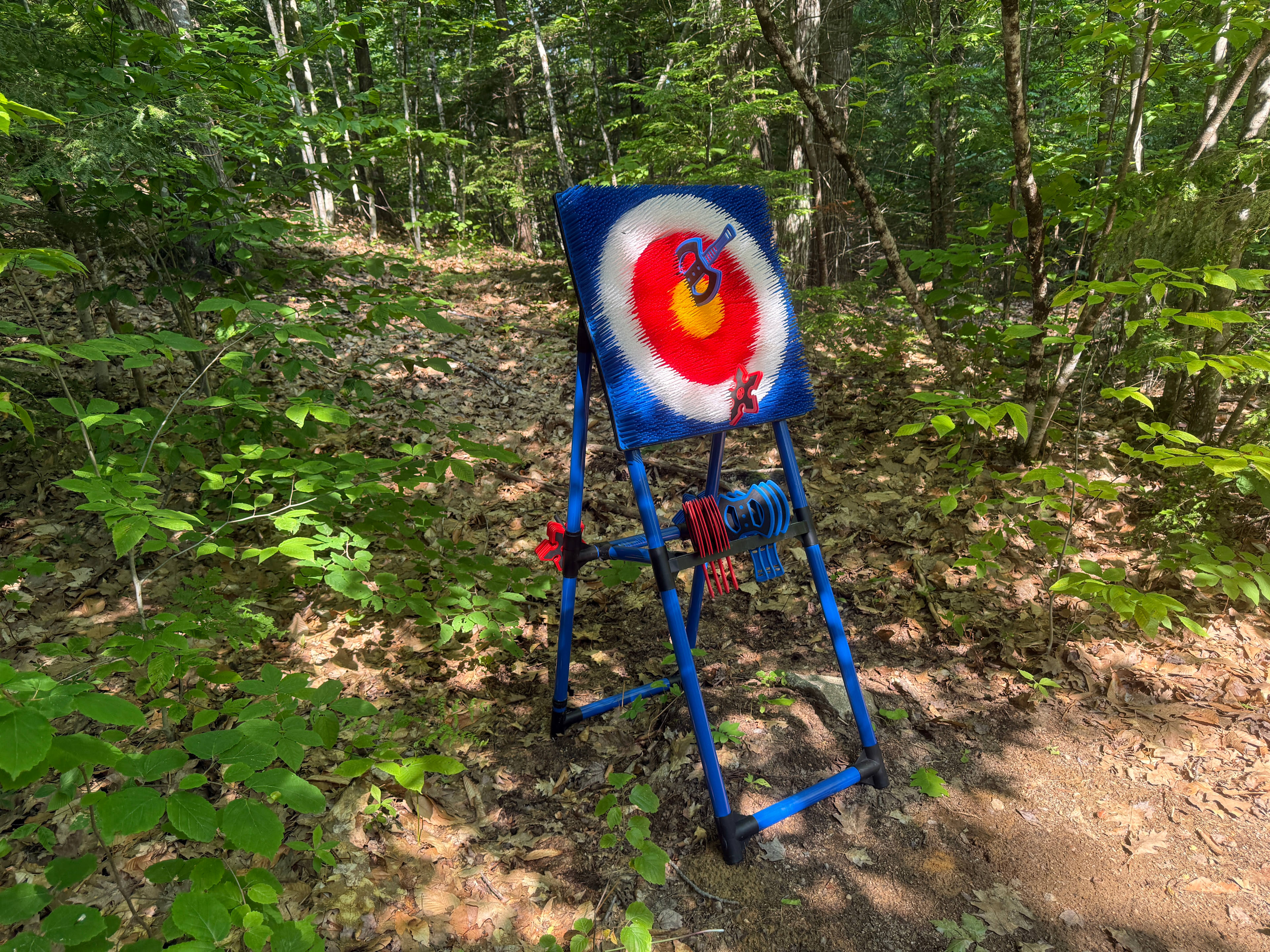 Forget corn hole, test your axe and ninja star throwing skills with no risk of loosing life or limb!