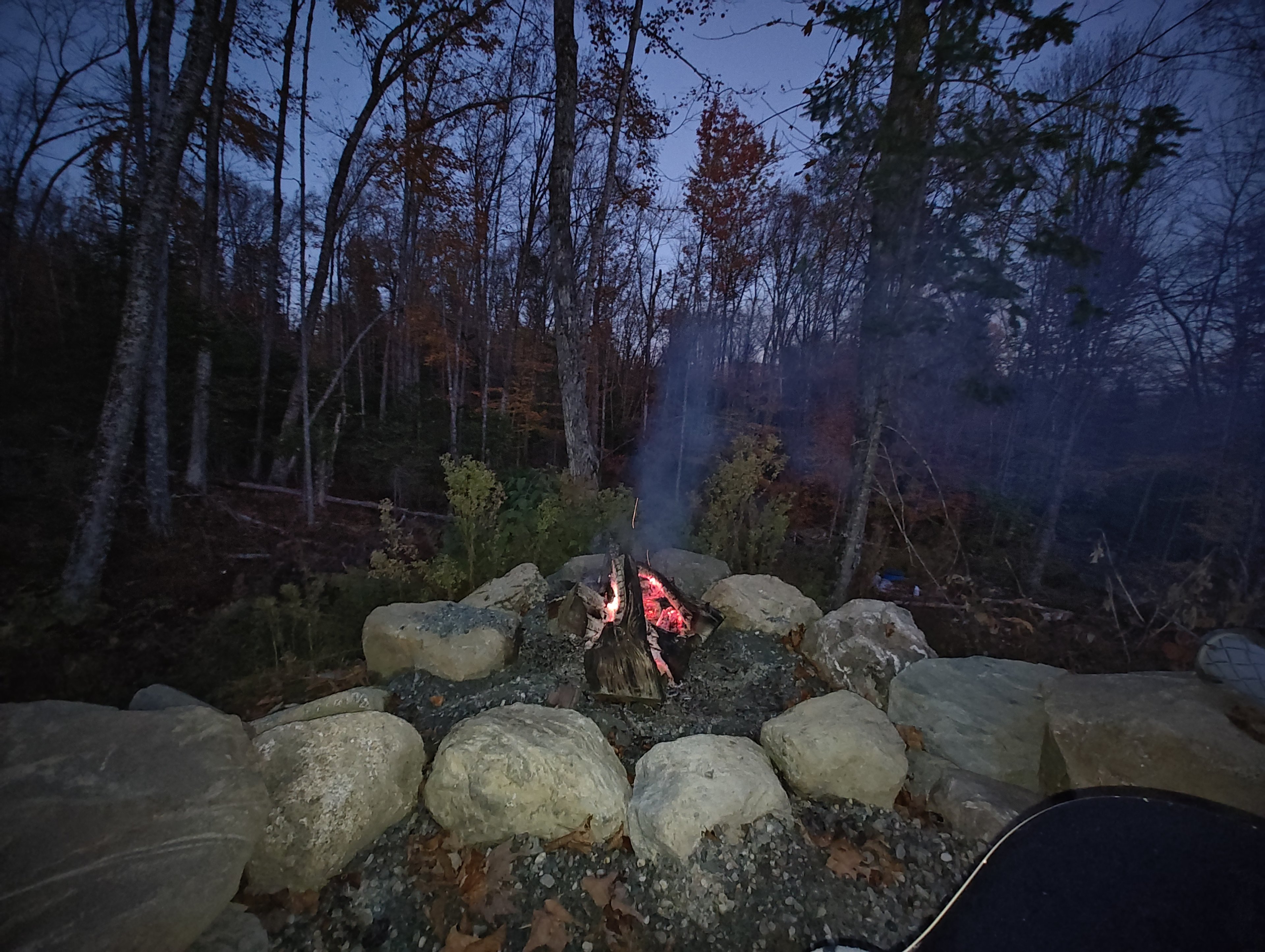 Private Vermont camp area