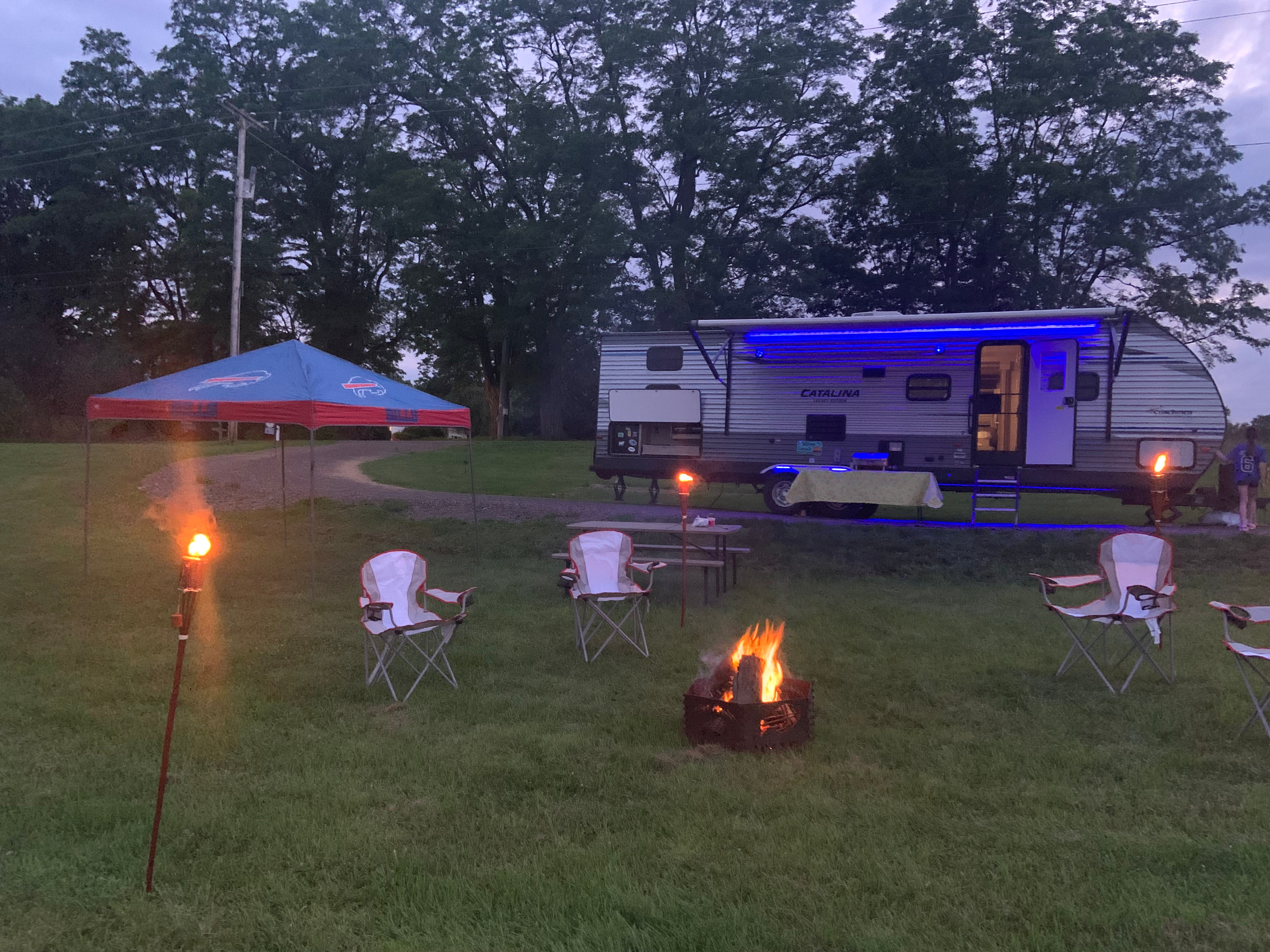 Camping on Coates