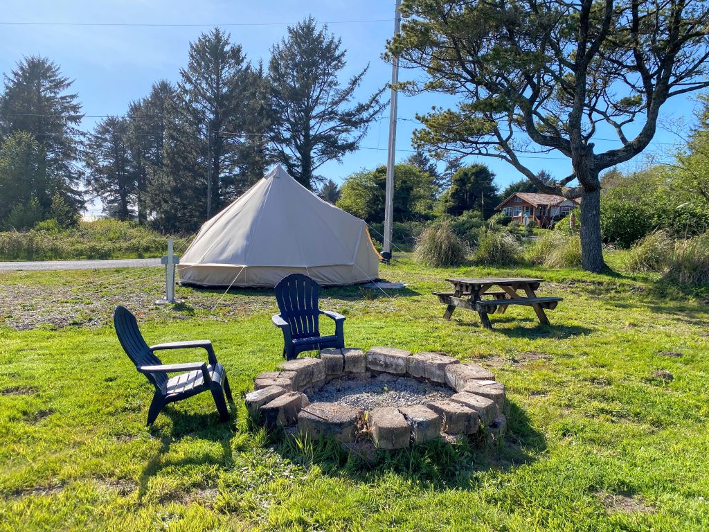 Moby's Pacific Beach Bell Tent