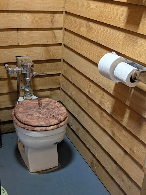 very comfy toilet space