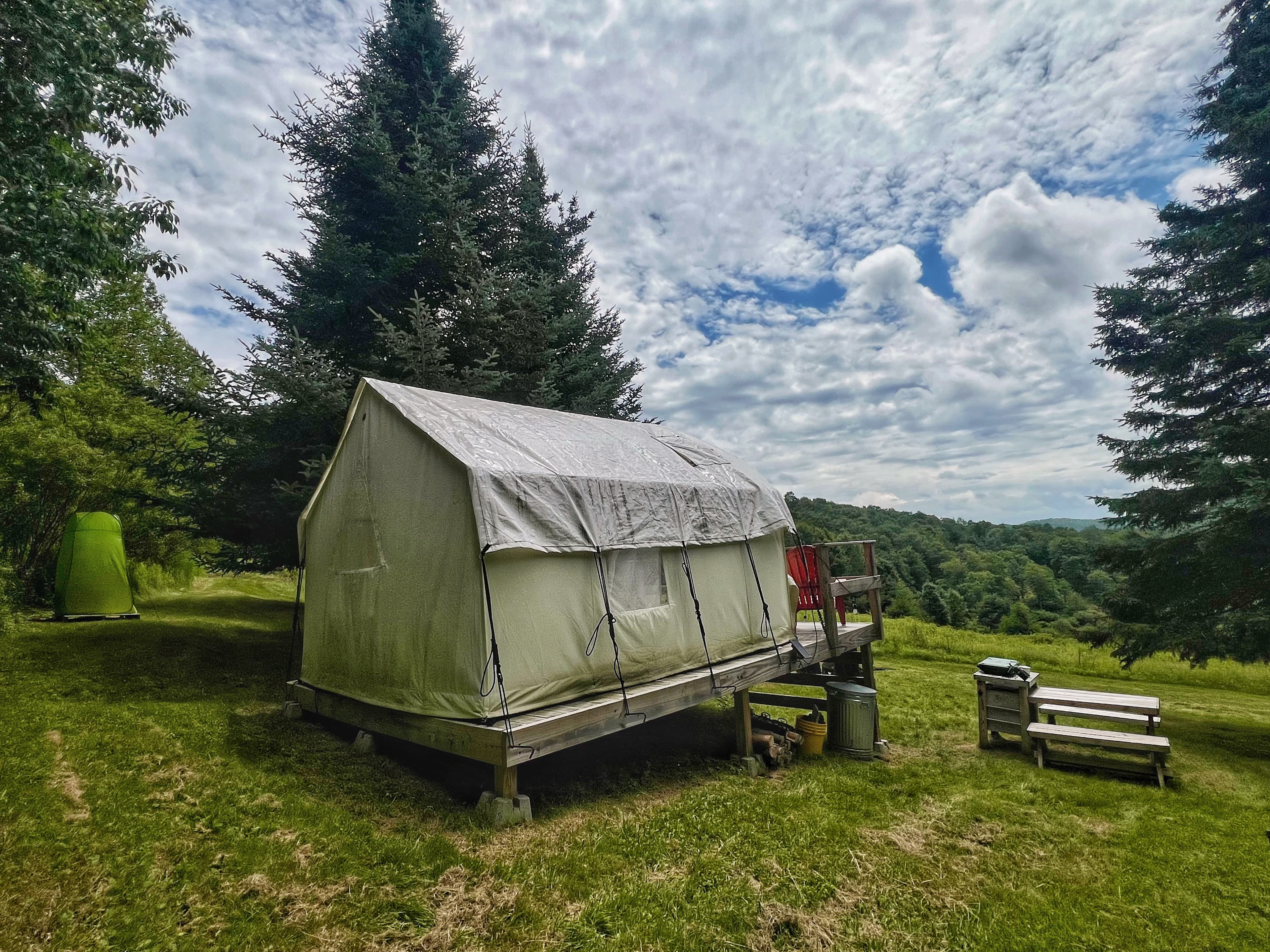 Glamping at Three Barn Farm