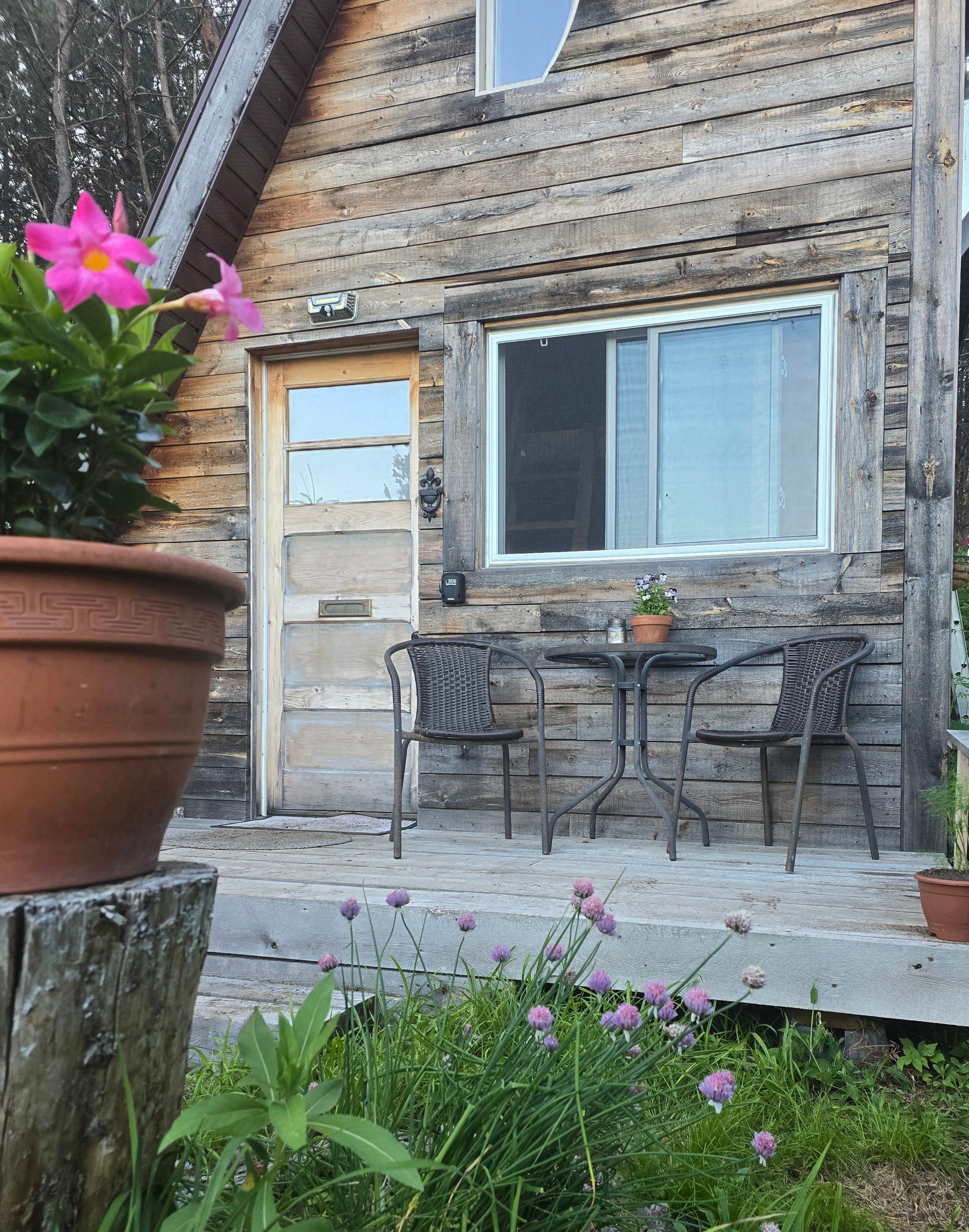 Start your day off with a coffee on the porch before the day's adventures.