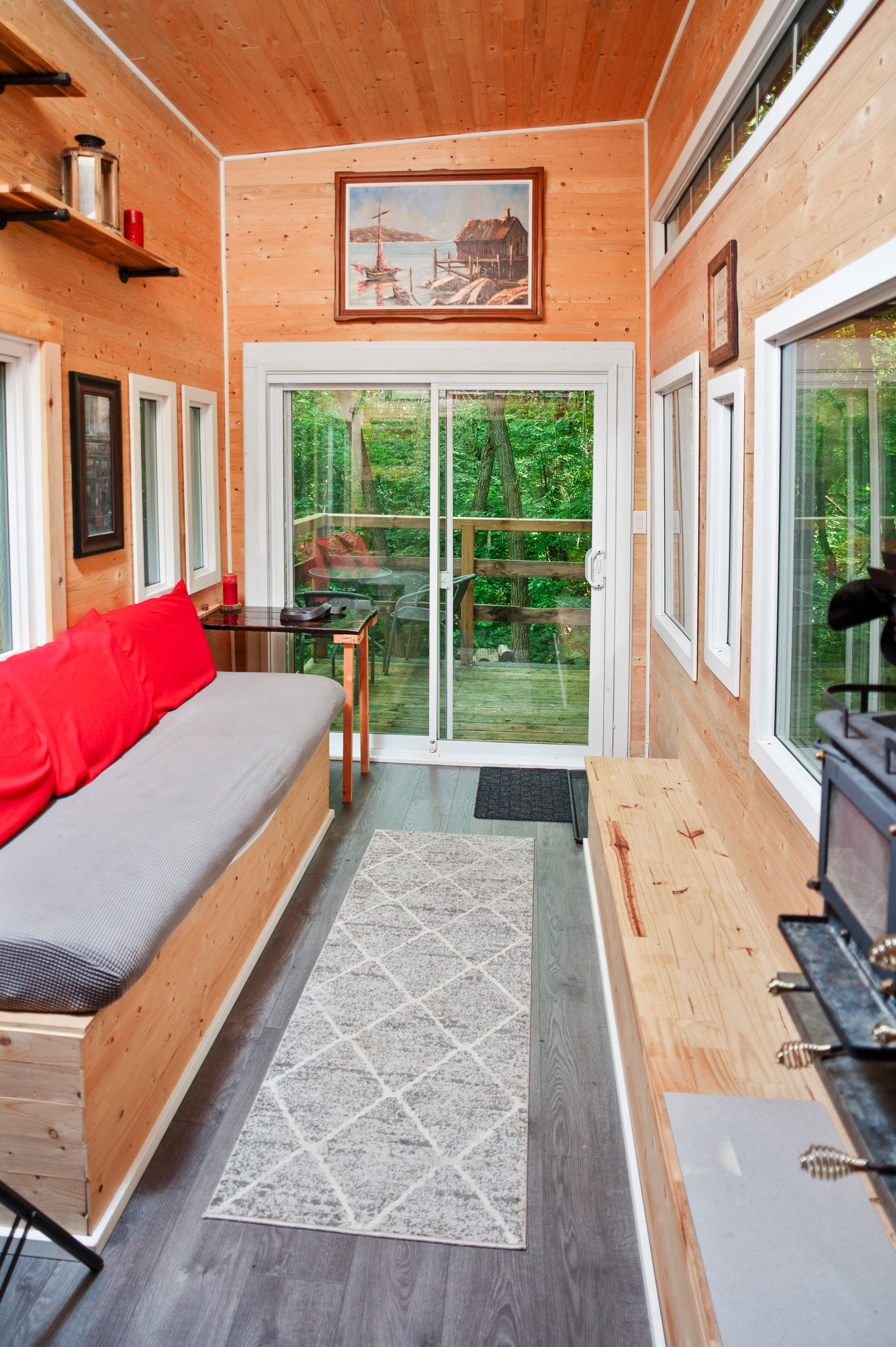 Tiny House Surrounded by Forest