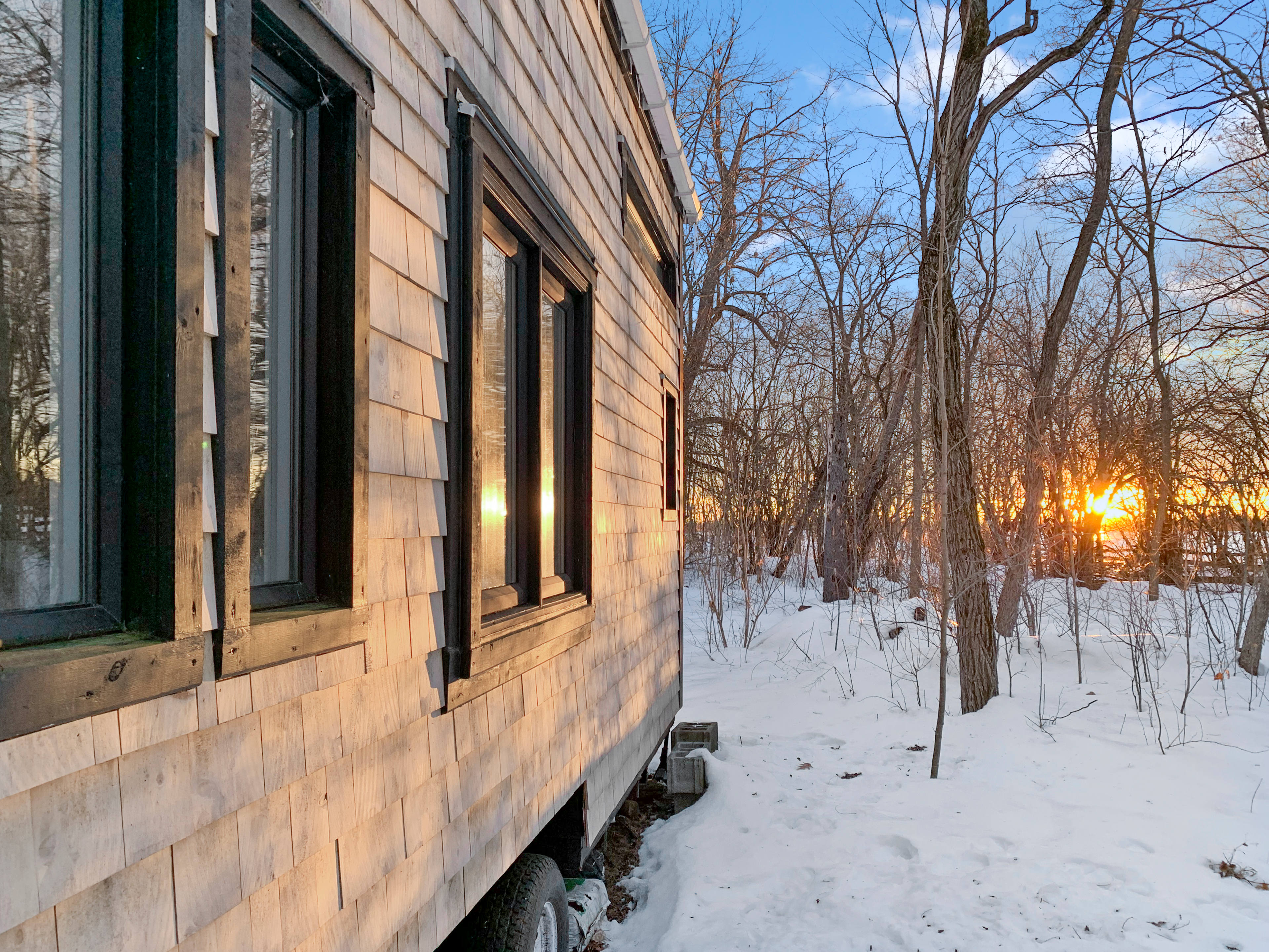 Tiny House Surrounded by Forest