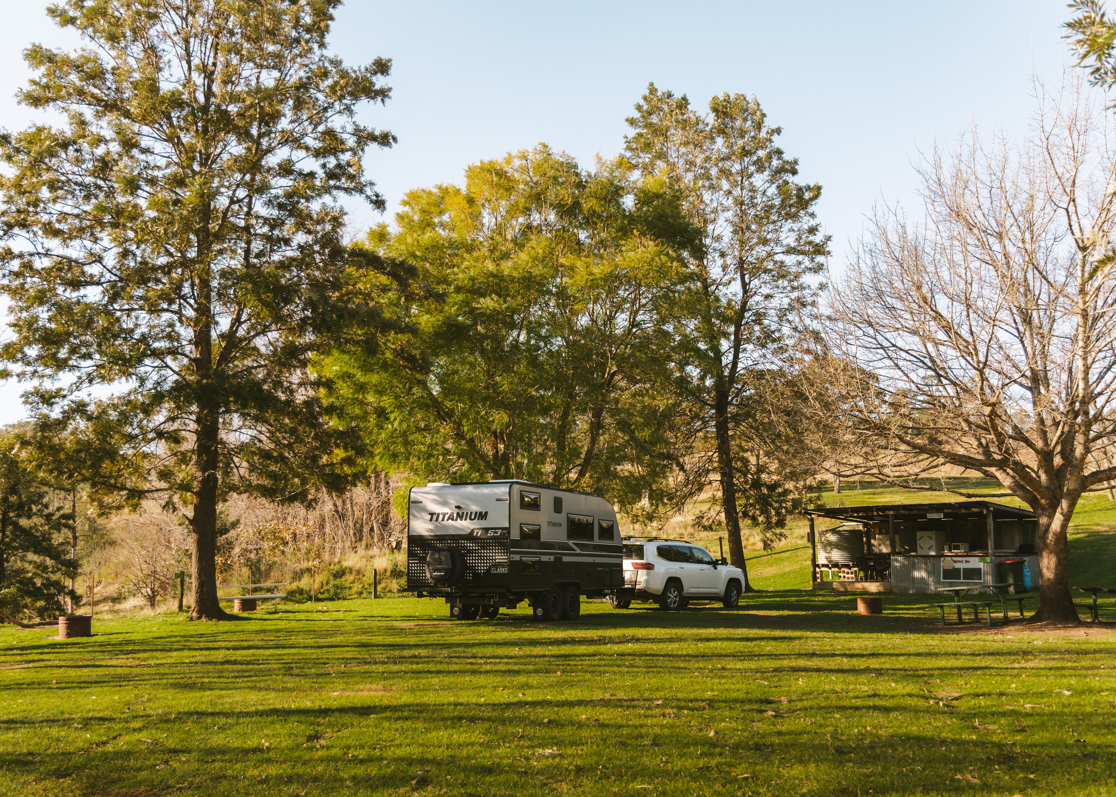 Site 1, directly beside creek access