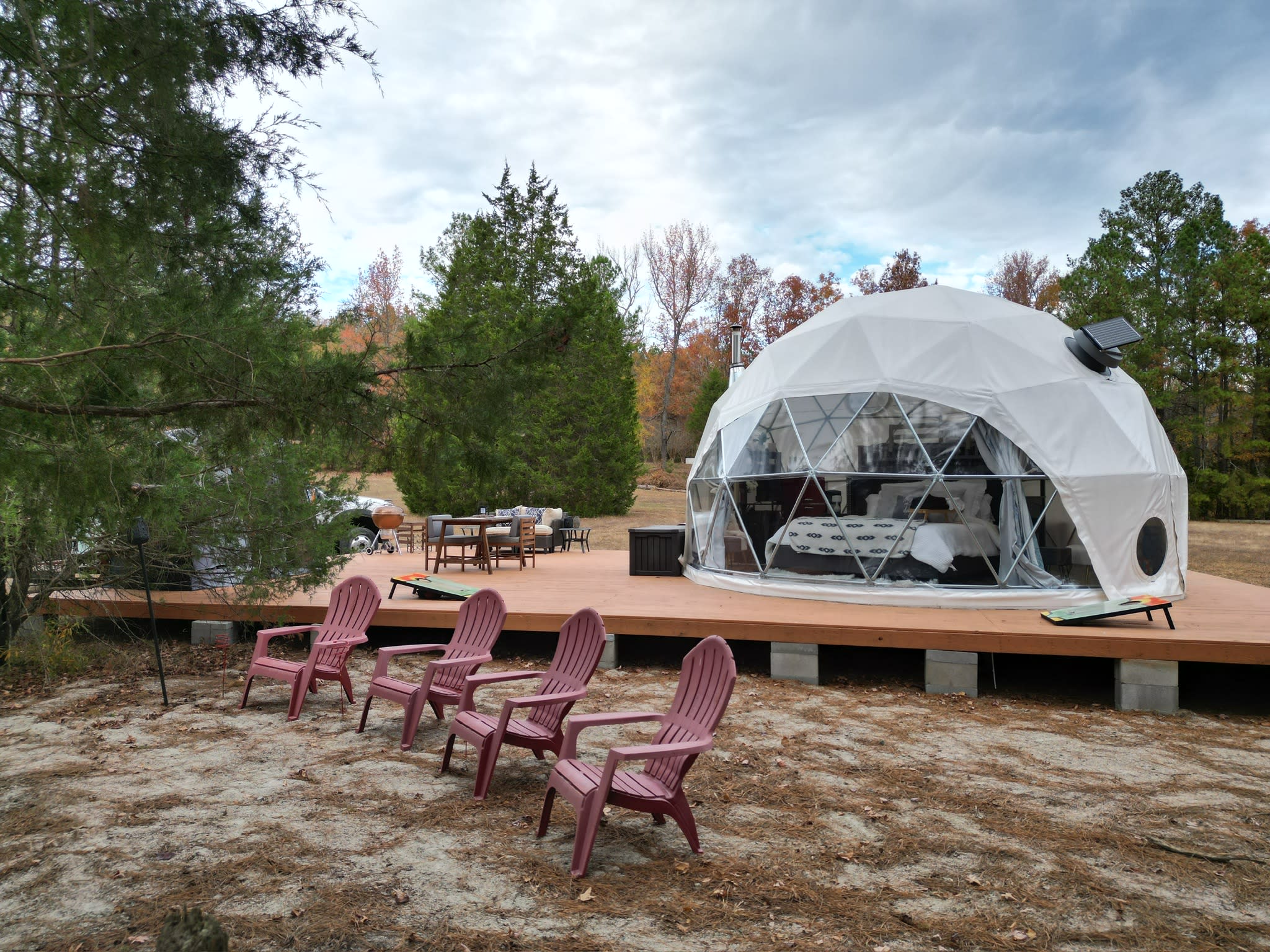 Glamping NC Off The Grid LakeGaston