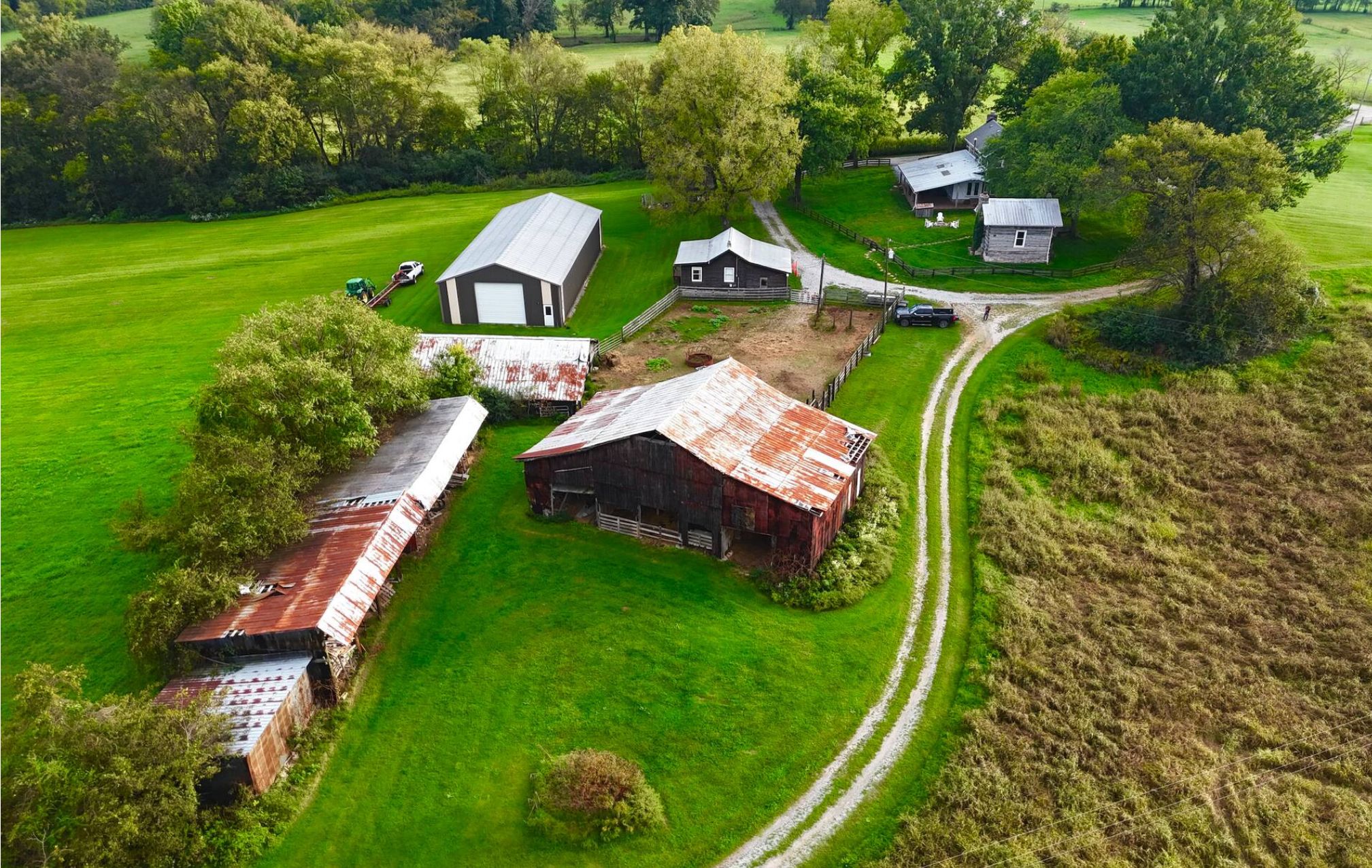 Rolling acres and rustic beauty.