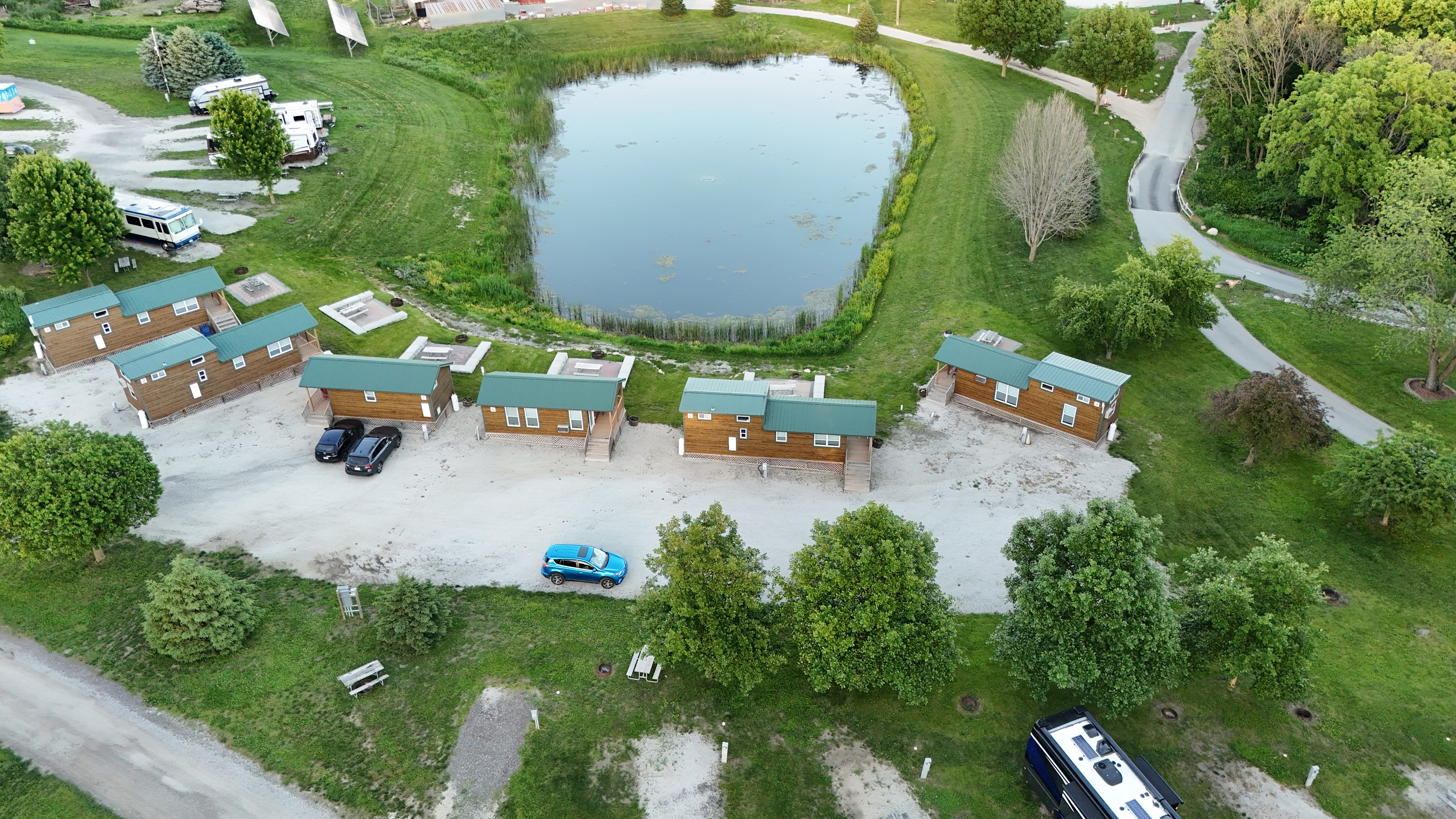 Timberline West RV Campground, Cabins