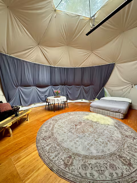 Magical Dome In The Woods Glamping