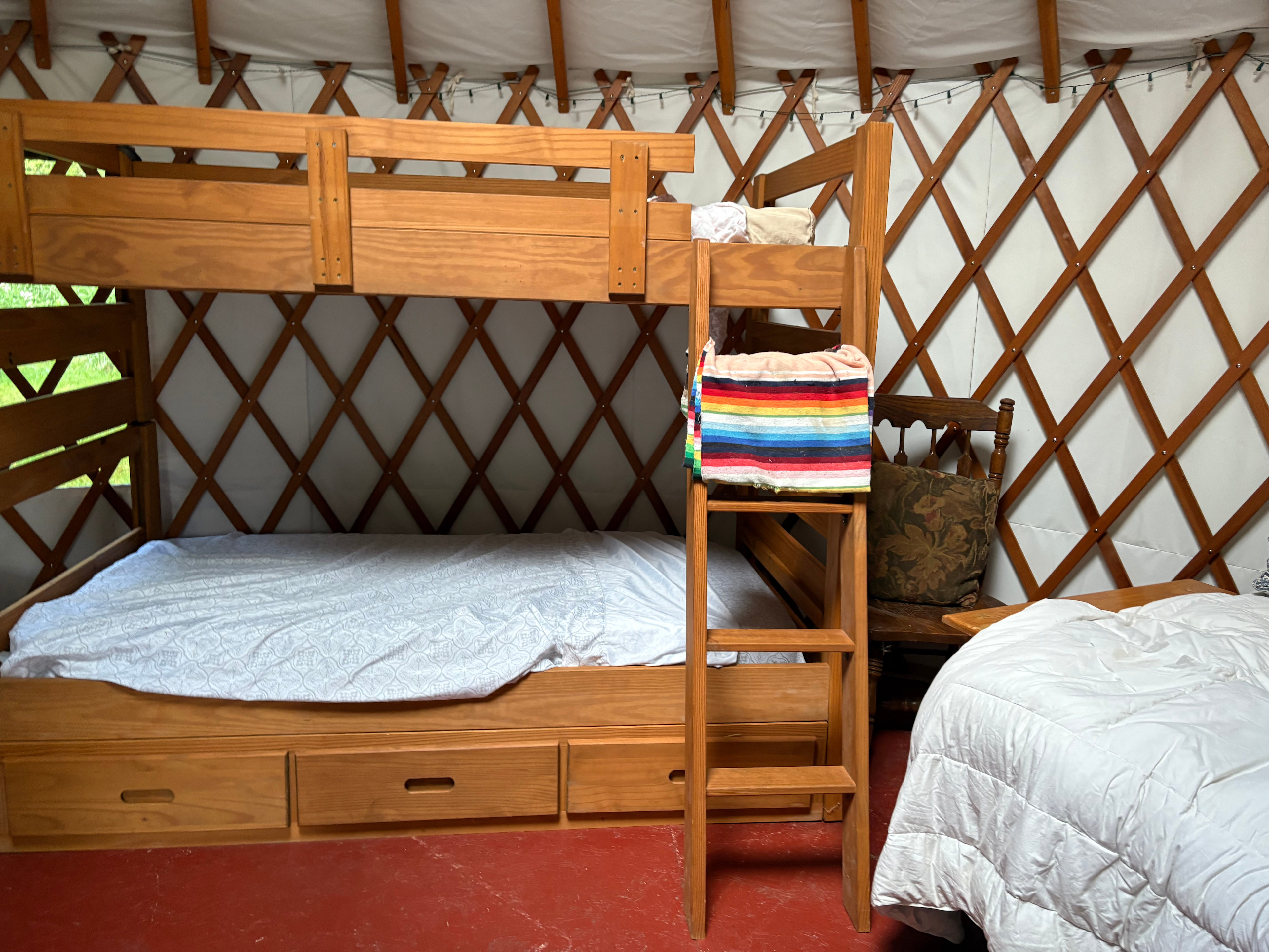 Whimsical Green Mountain Yurt