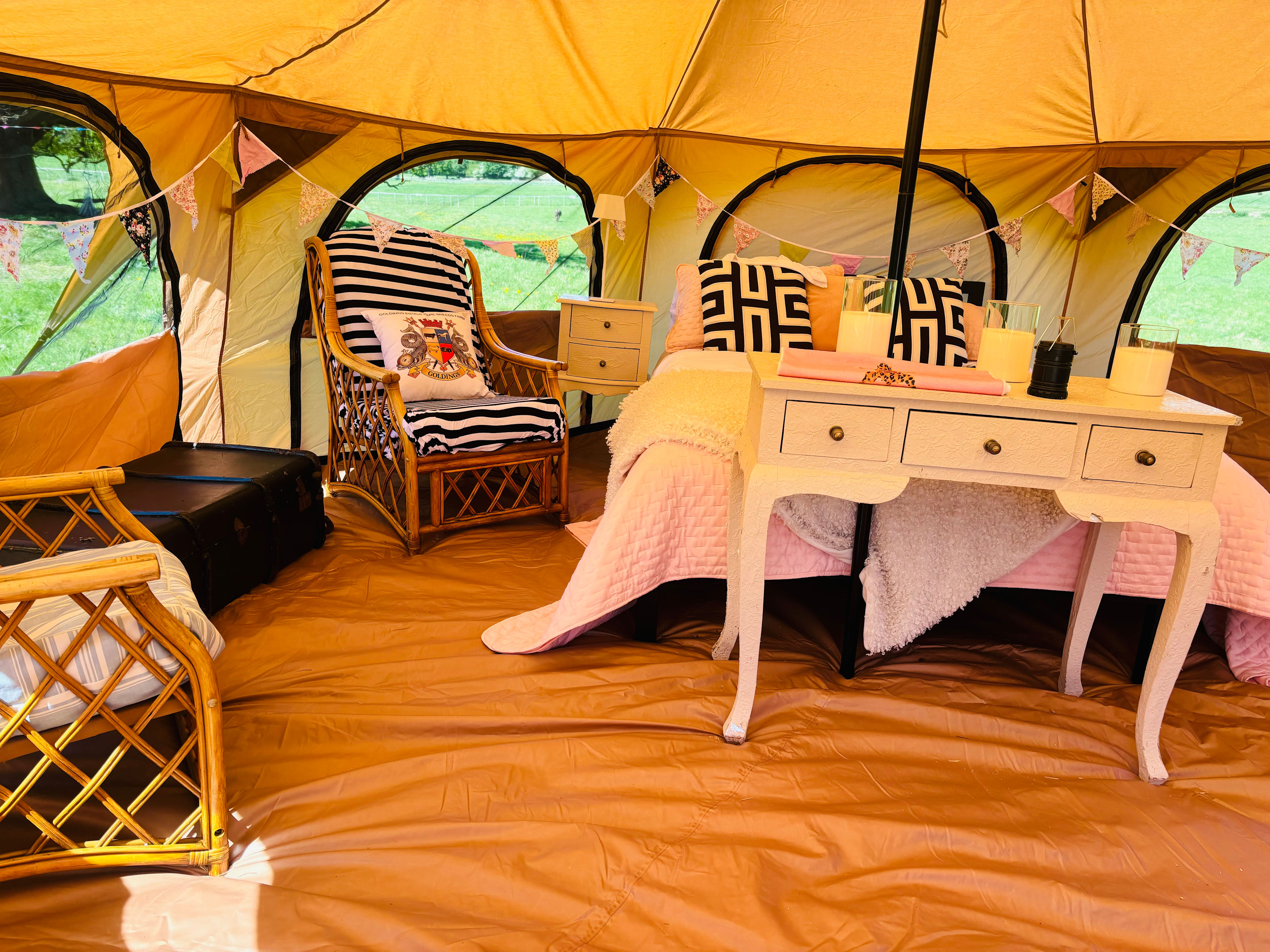 Belltent farm stay + activities