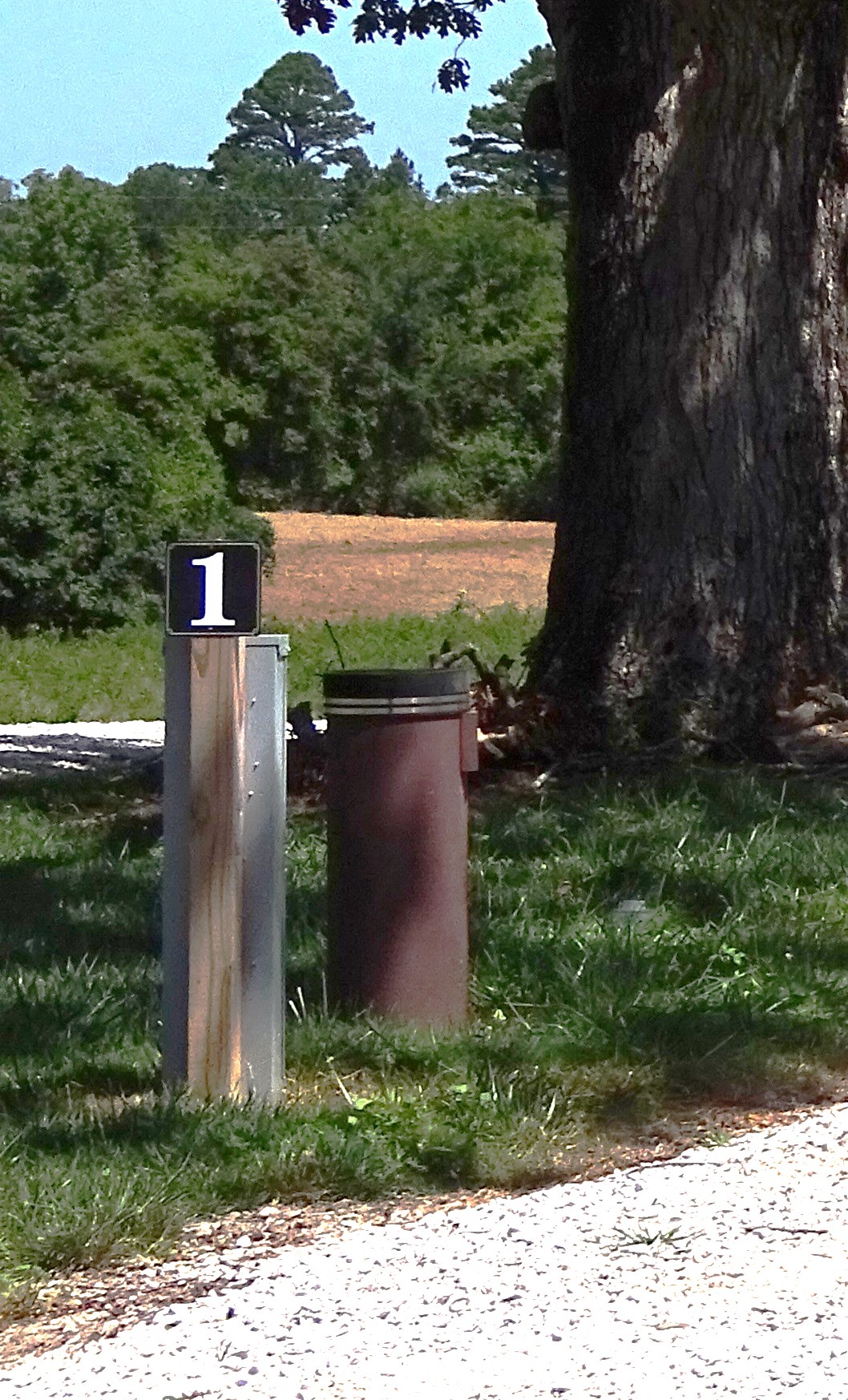 Site #1 is full hookup (water, electric and sewer). We have 20, 30, and 50 amp service available at EACH site (take your pick). We are the only RV park in the area that offers potable water!