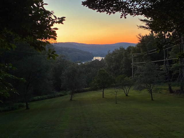 Sunrise from the site! 