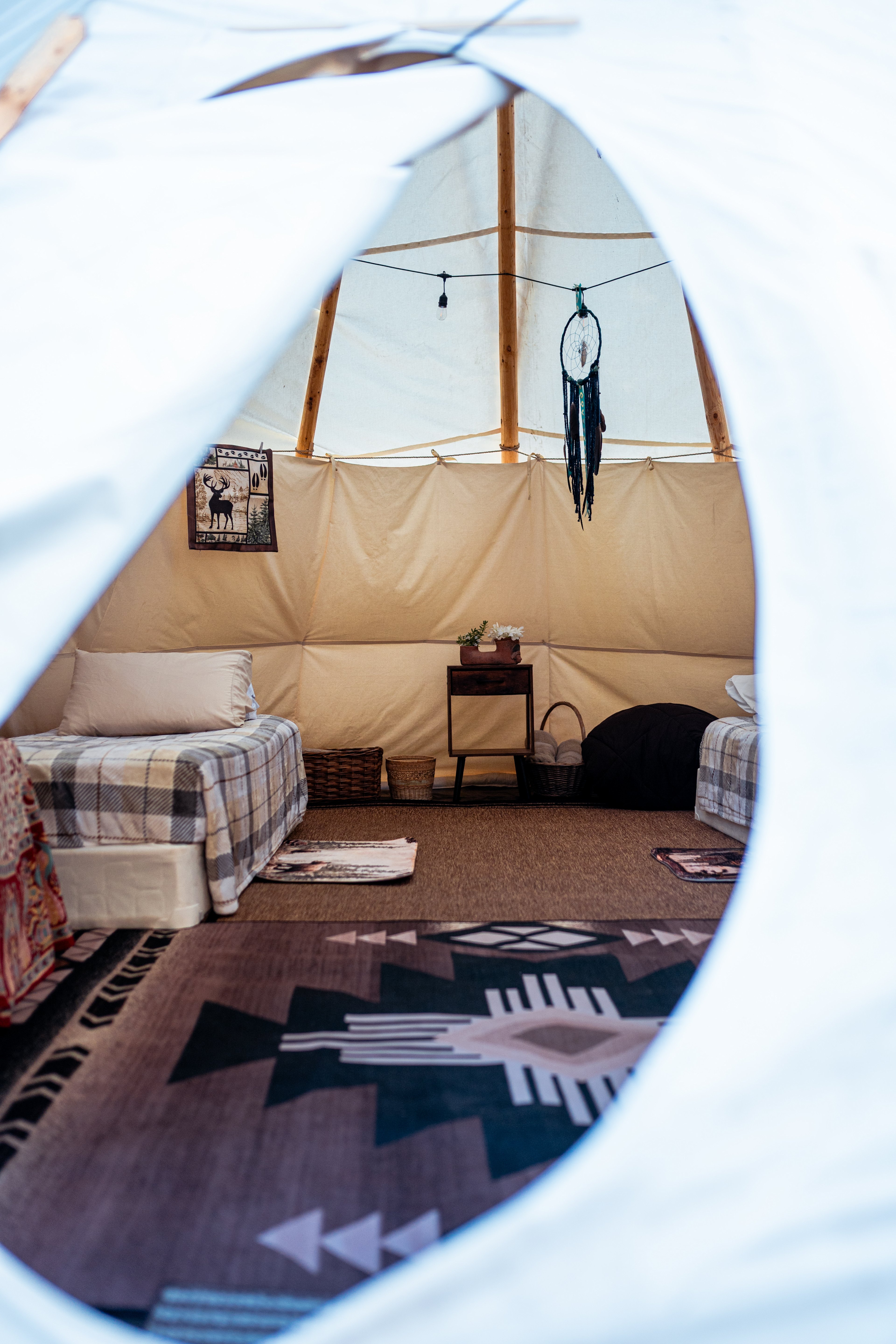 20' Lakota-Style Glamping Tipi 2