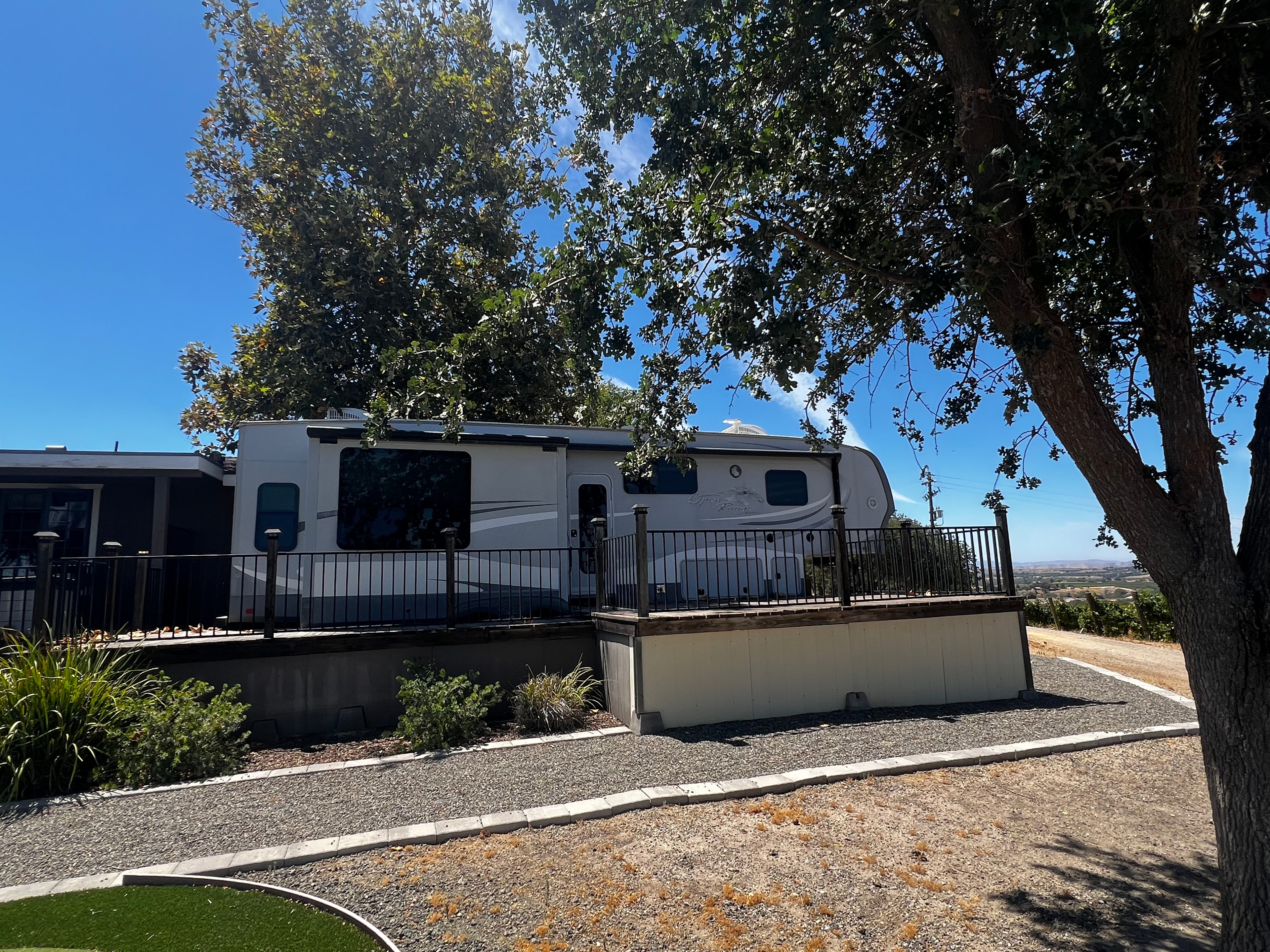 INSANE views -vineyard camping