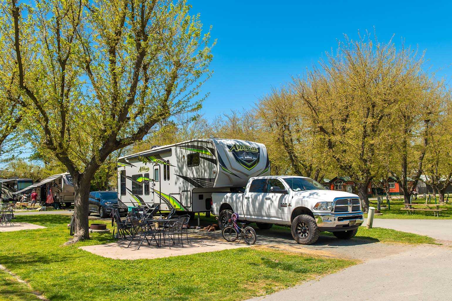 Premium Pull-Thru RV Site