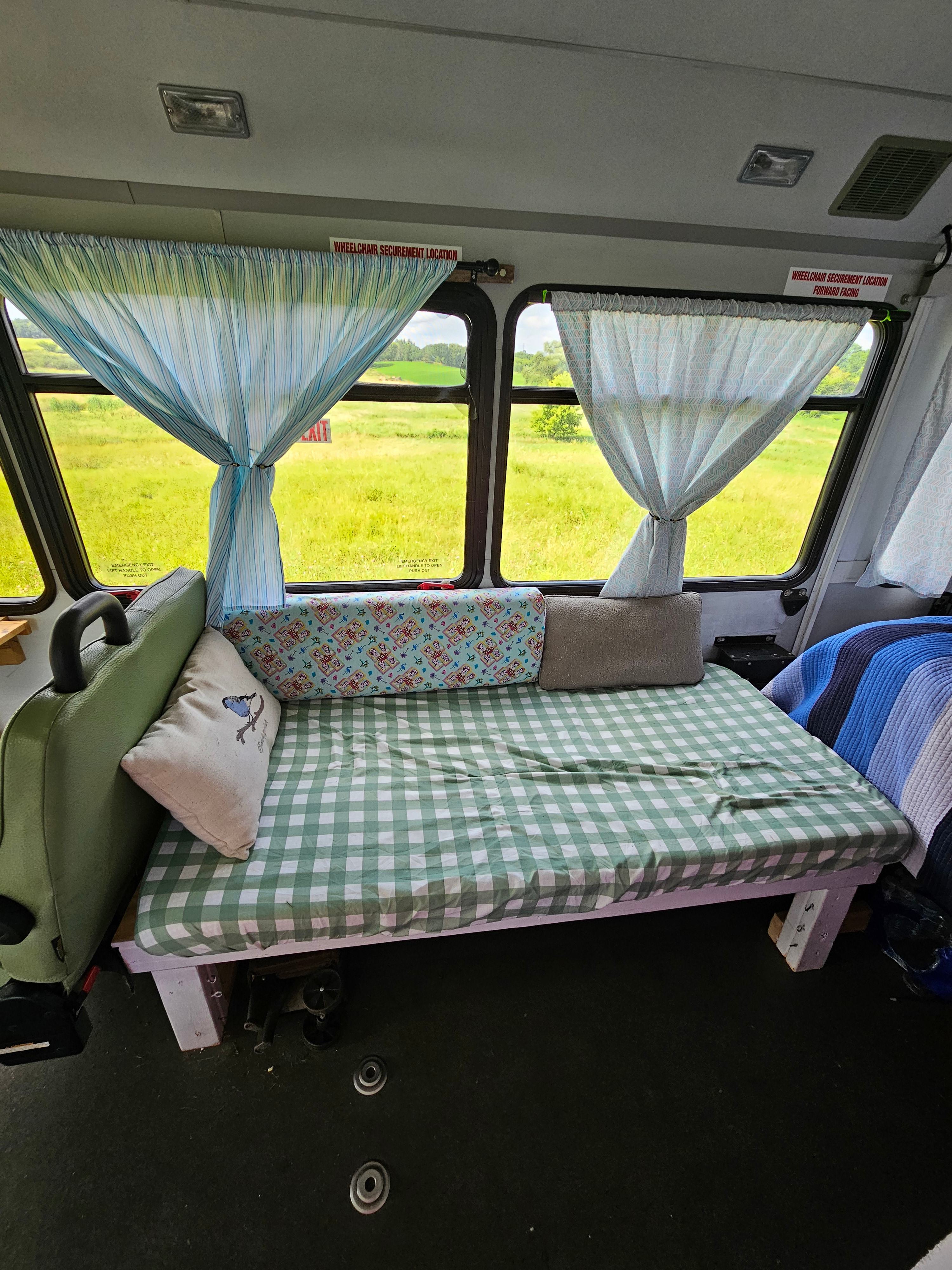 One twin bed