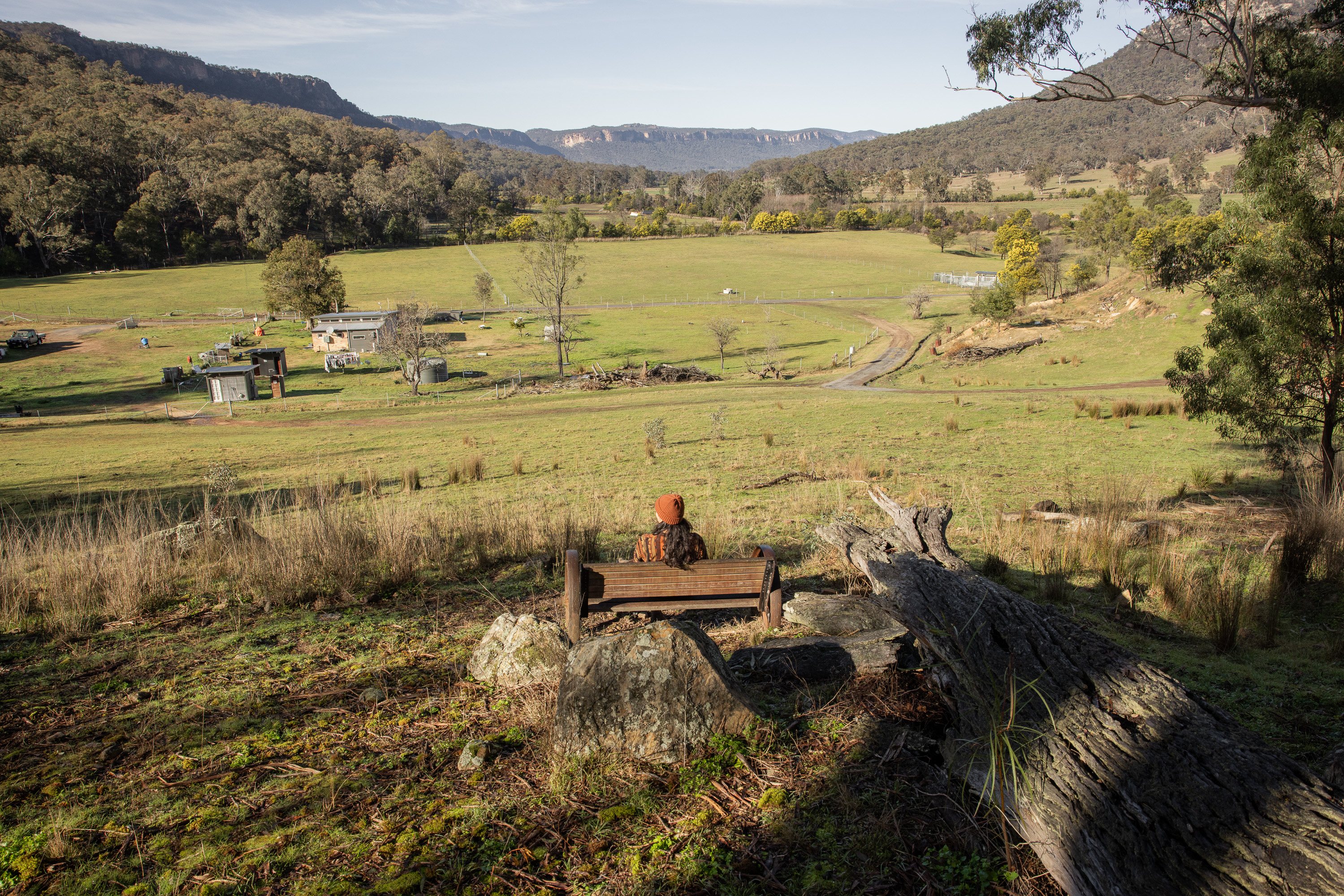 View over farmstay