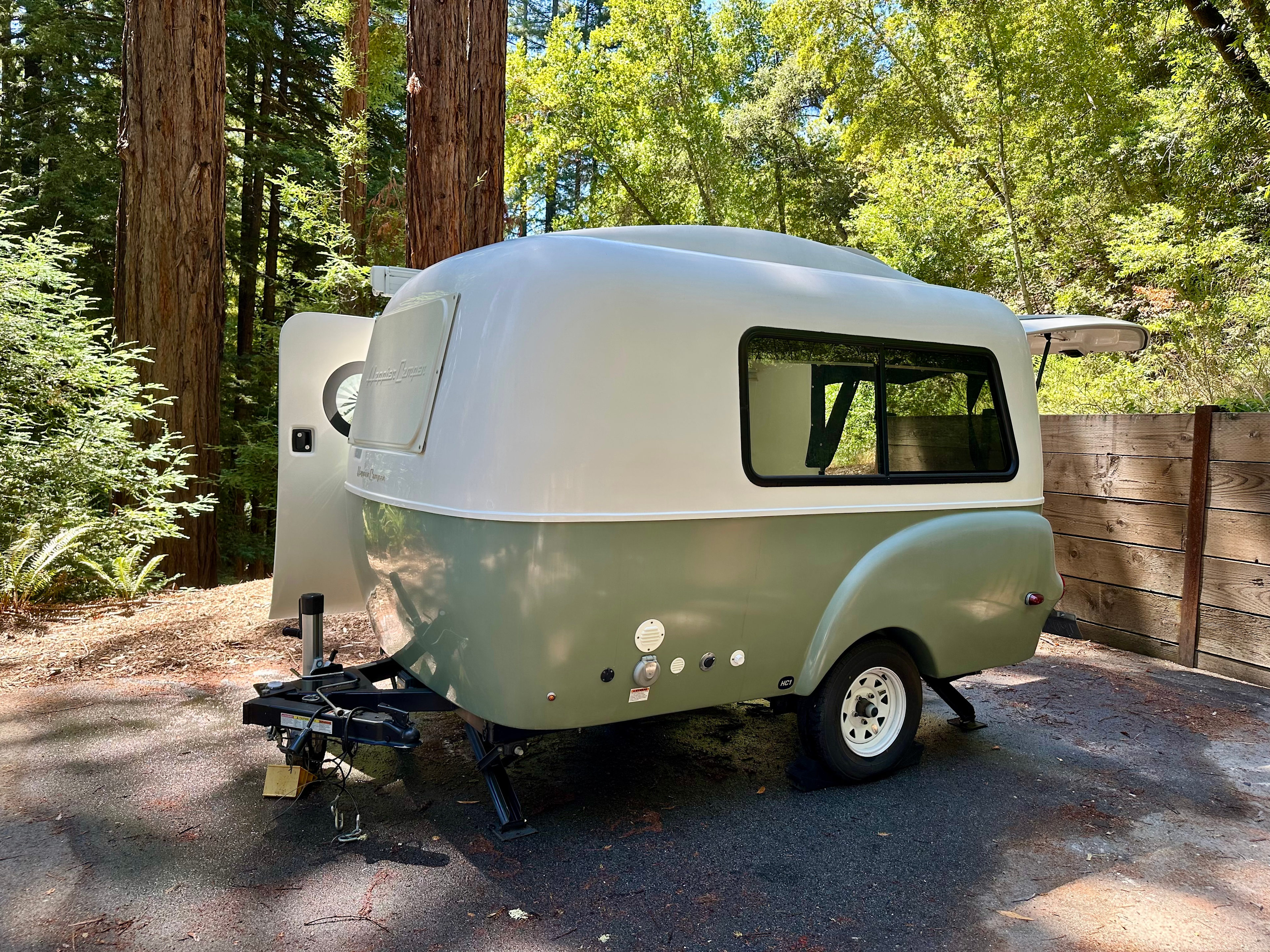 Gramping Camper In The Redwood
