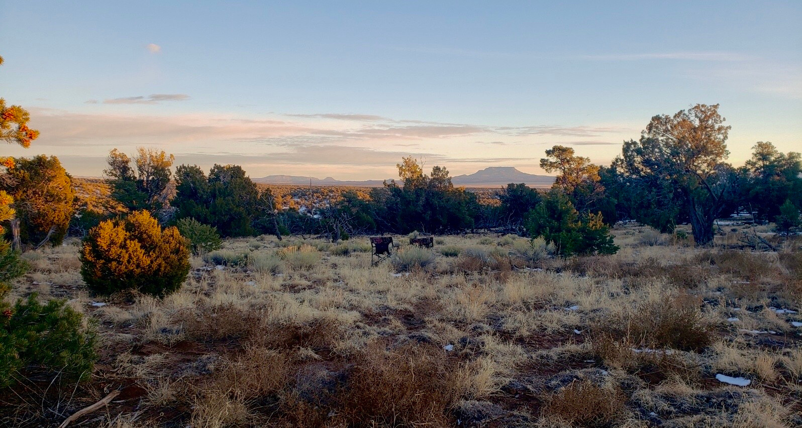 This is the actual campsite.  Drive entrance is on the right side and is more visible in the other photos.
