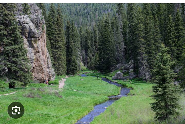 Las Conchas trail located 3 miles away off Hwy 4.