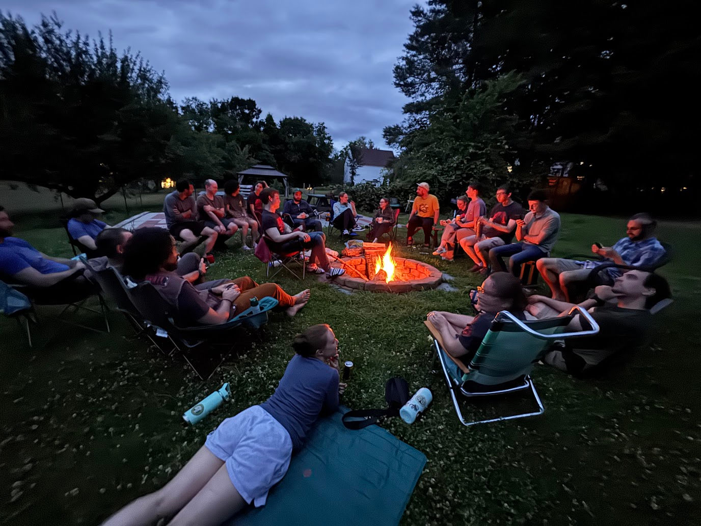 Campsites at CoHo: Conway Hostel