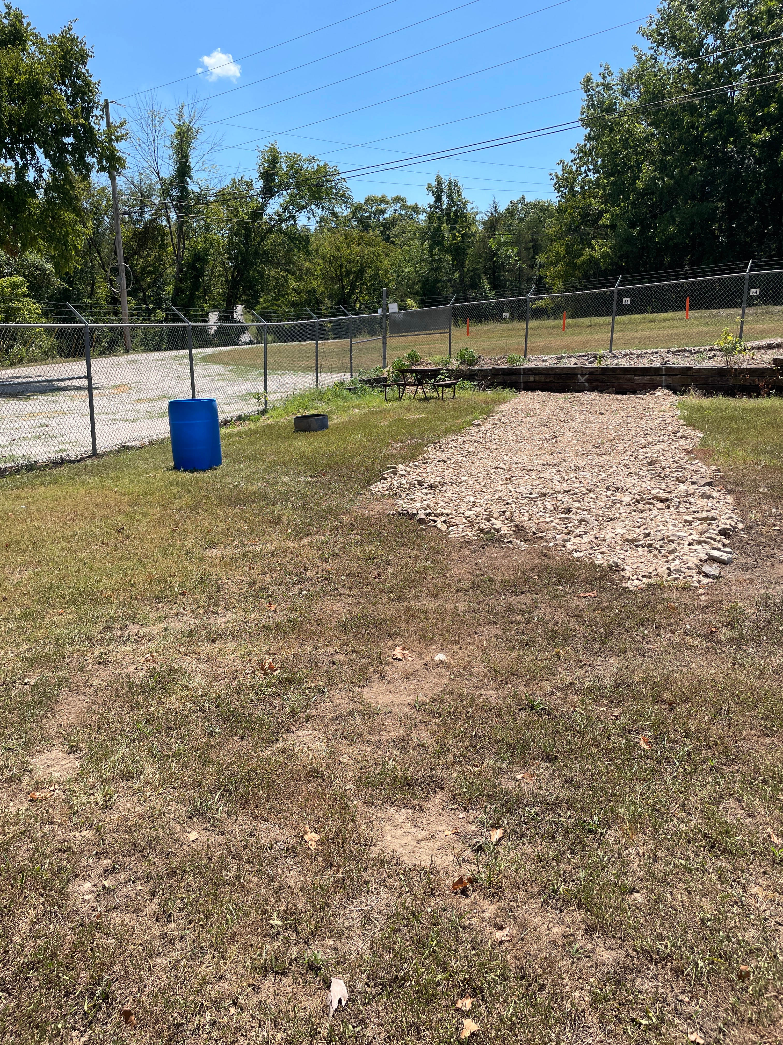 Primitive RV or tent, camping site with picnic table, fire ring, and trashcan Porta potty located on site

This site can hold up to a 25 foot RV