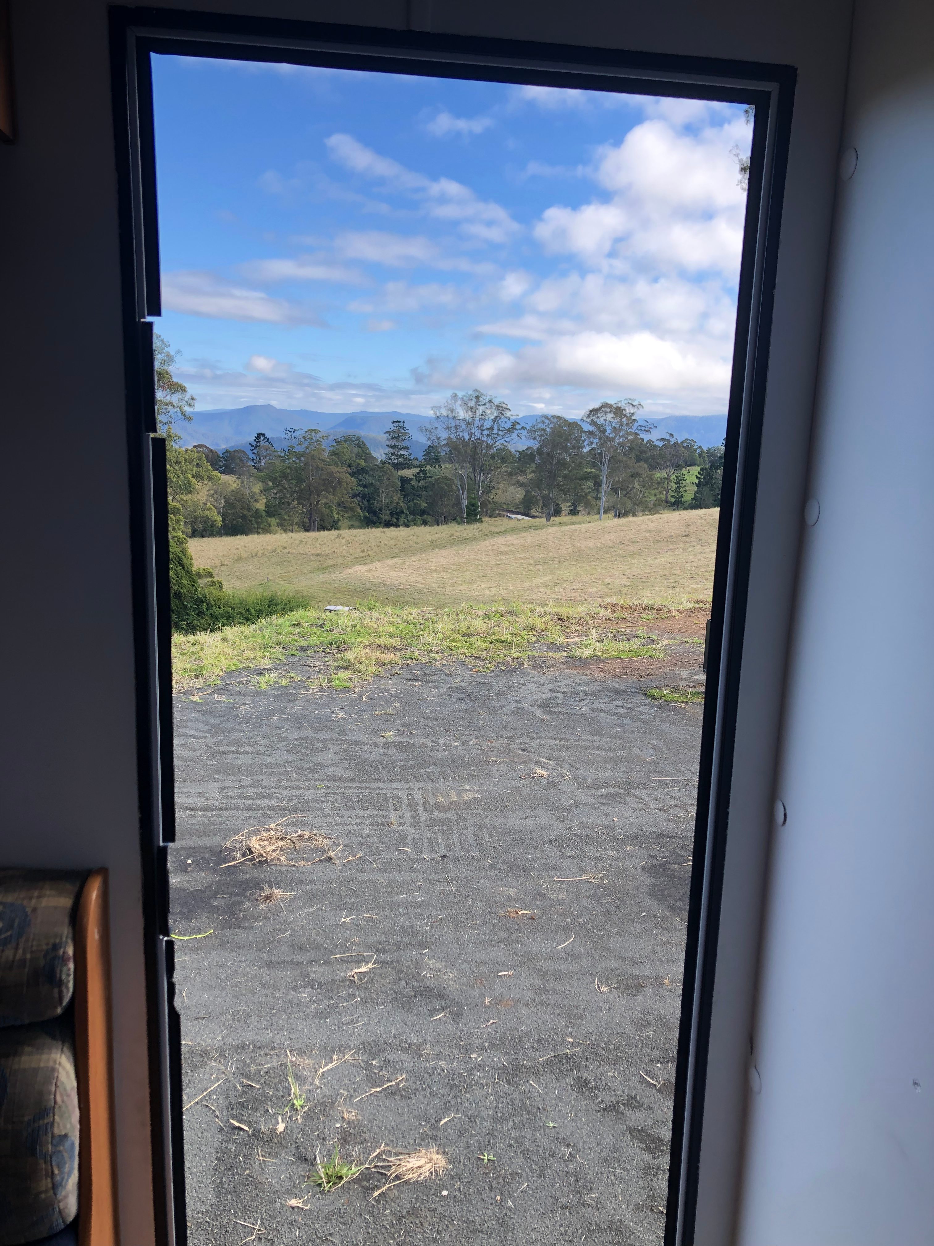 Caravan in the mountains