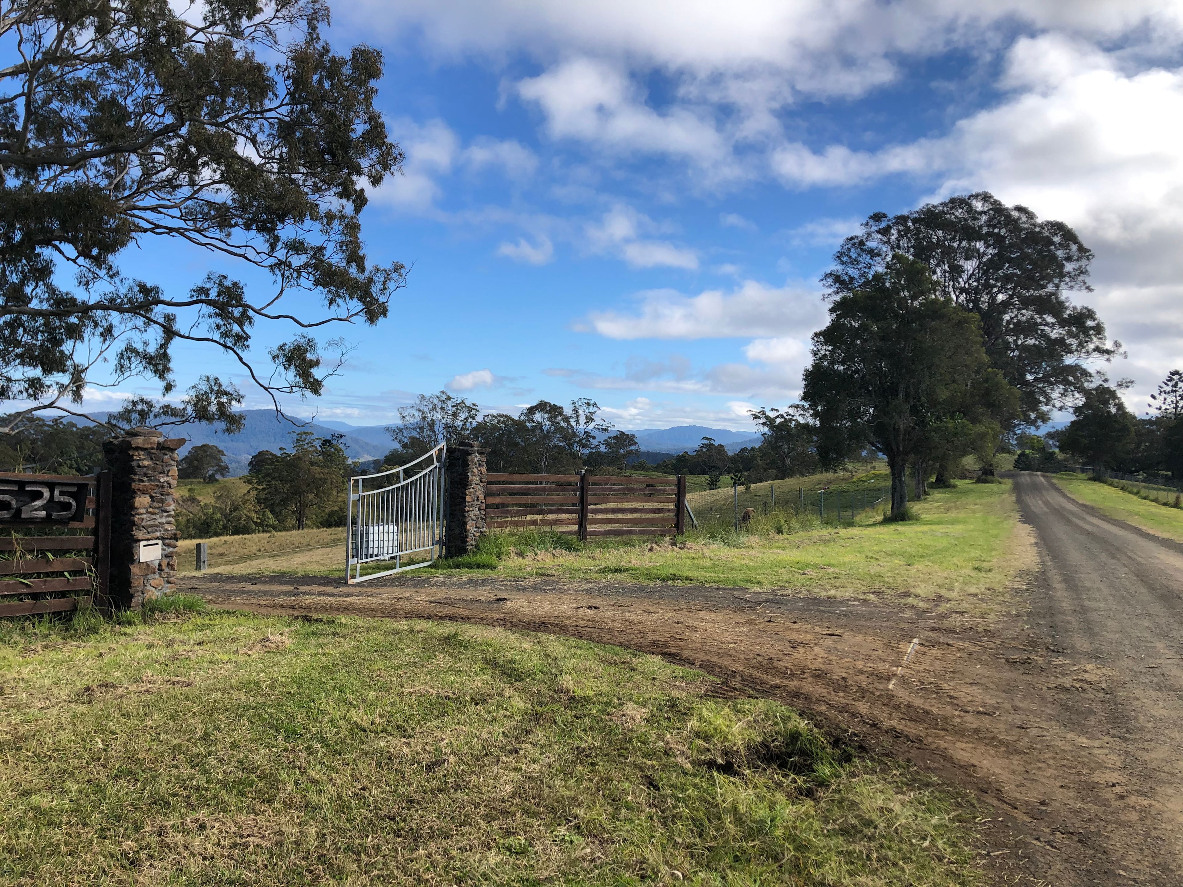 Caravan in the mountains