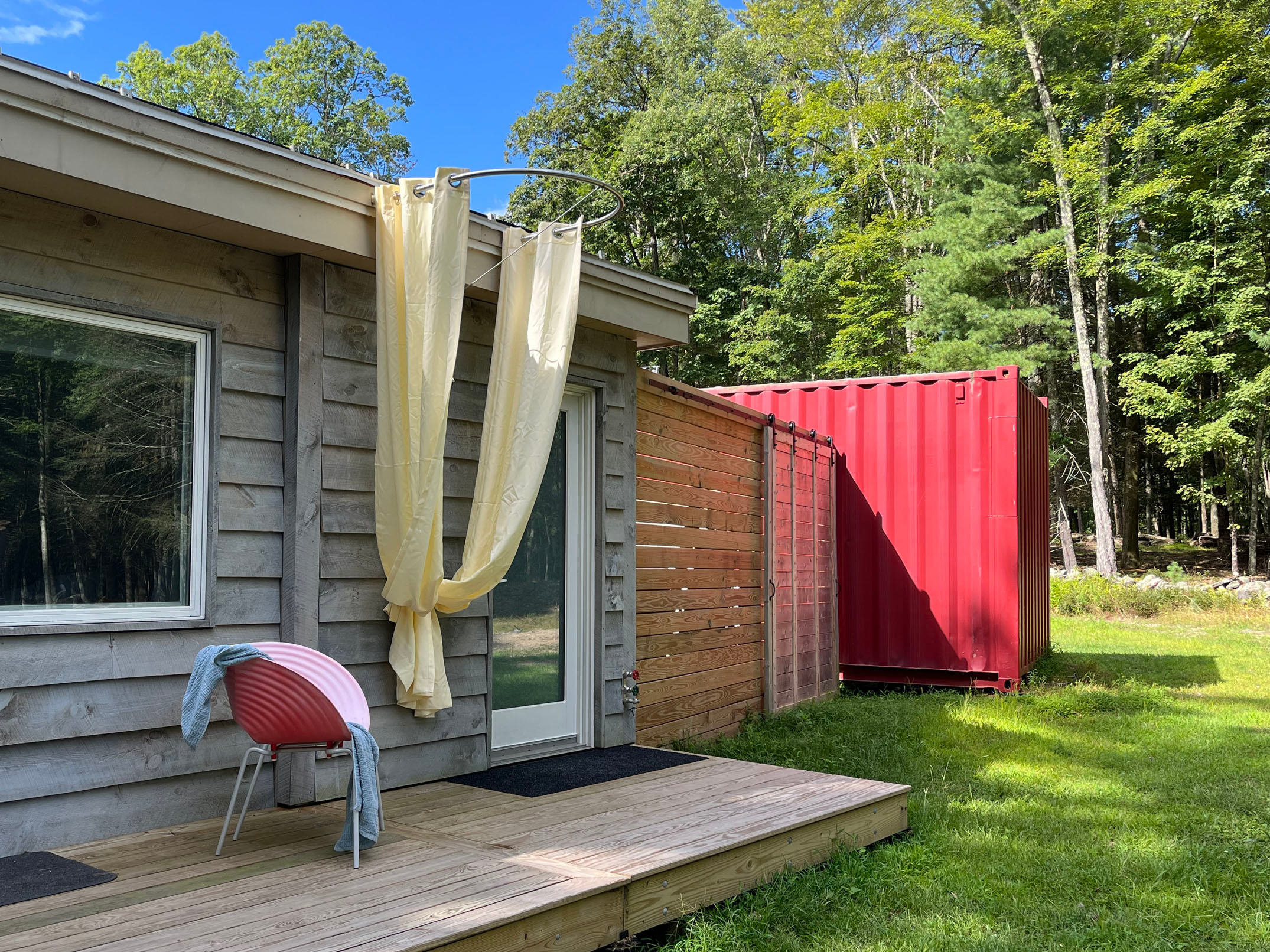 On-Farm Container Building/Glamping